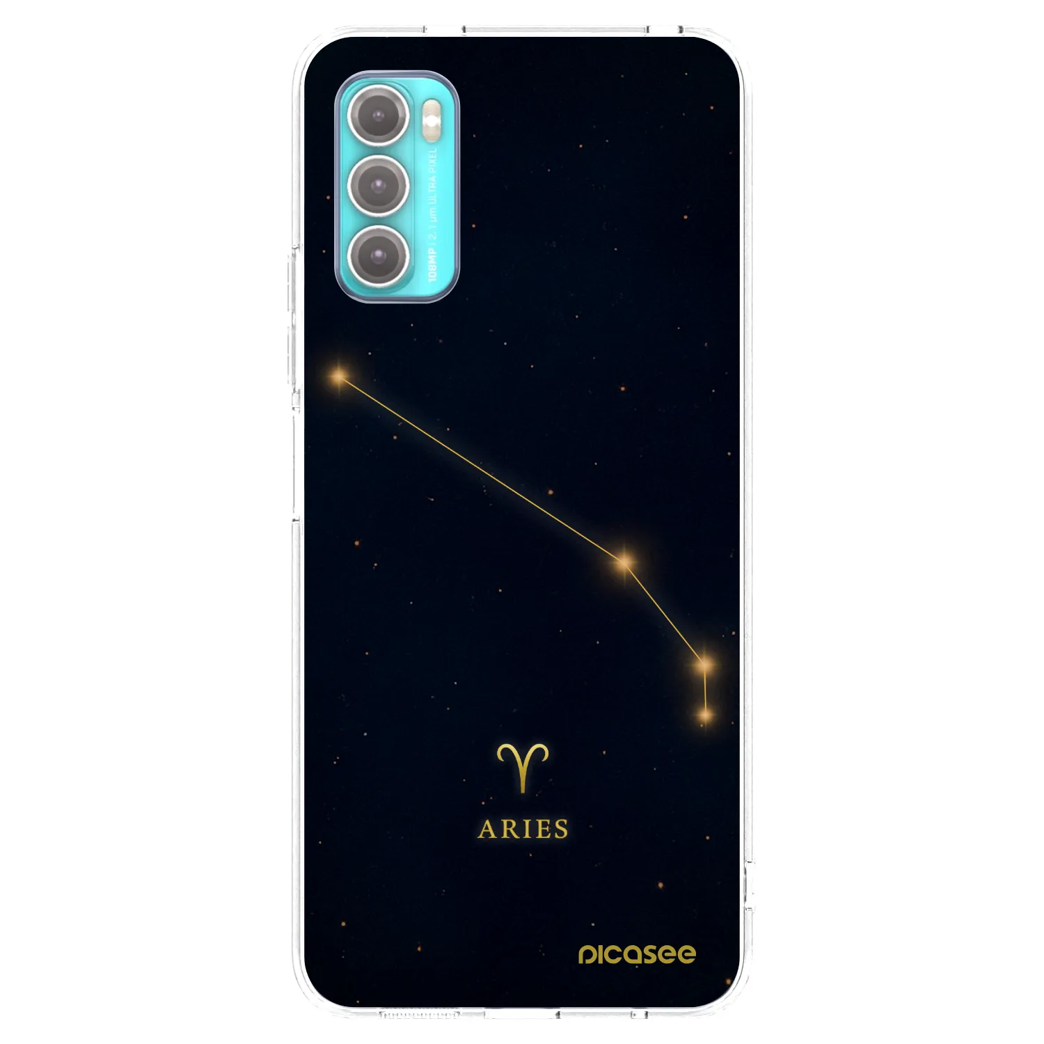 Picasee husă transparentă din silicon pentru Motorola Moto G60 - ARIES