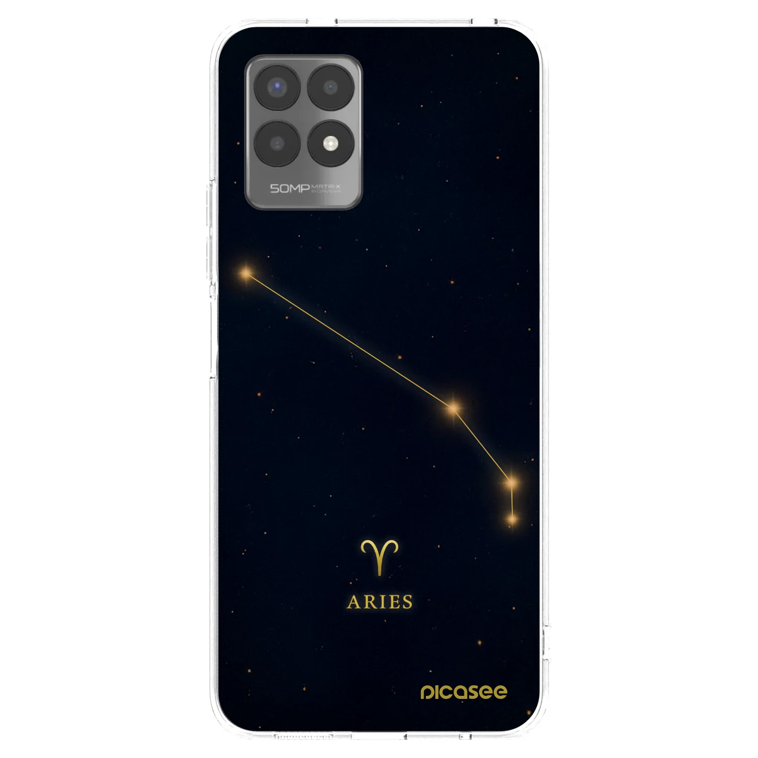 Picasee husă transparentă din silicon pentru Realme 8i - ARIES