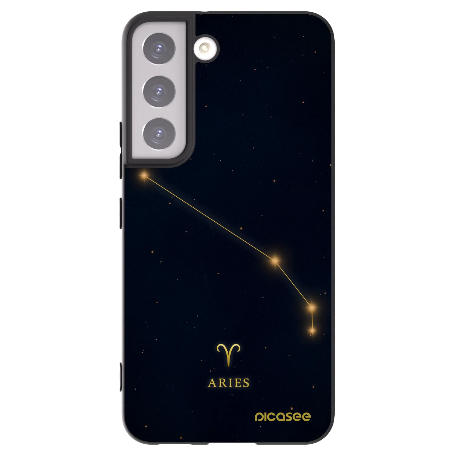 Picasee husă neagră din silicon pentru Samsung Galaxy S22 5G - ARIES