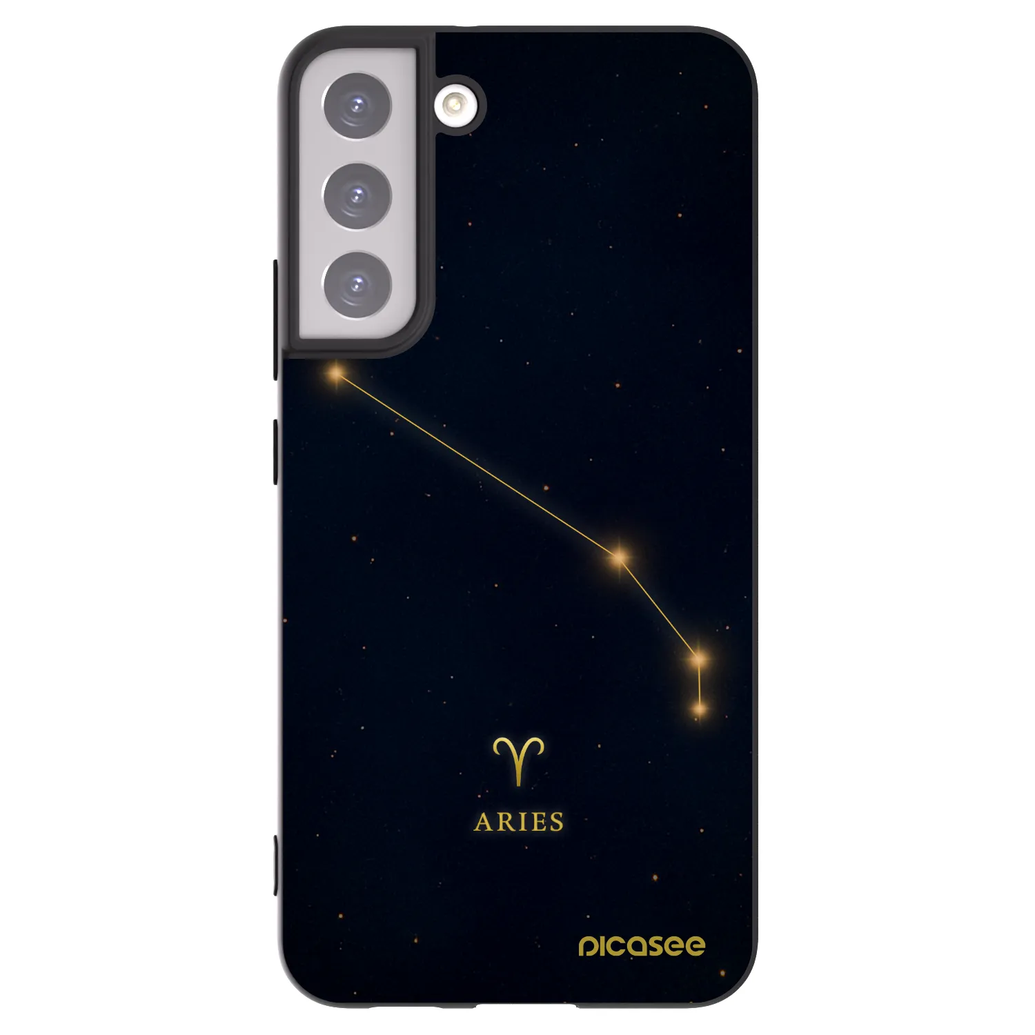 Picasee husă neagră din silicon pentru Samsung Galaxy S22+ 5G - ARIES
