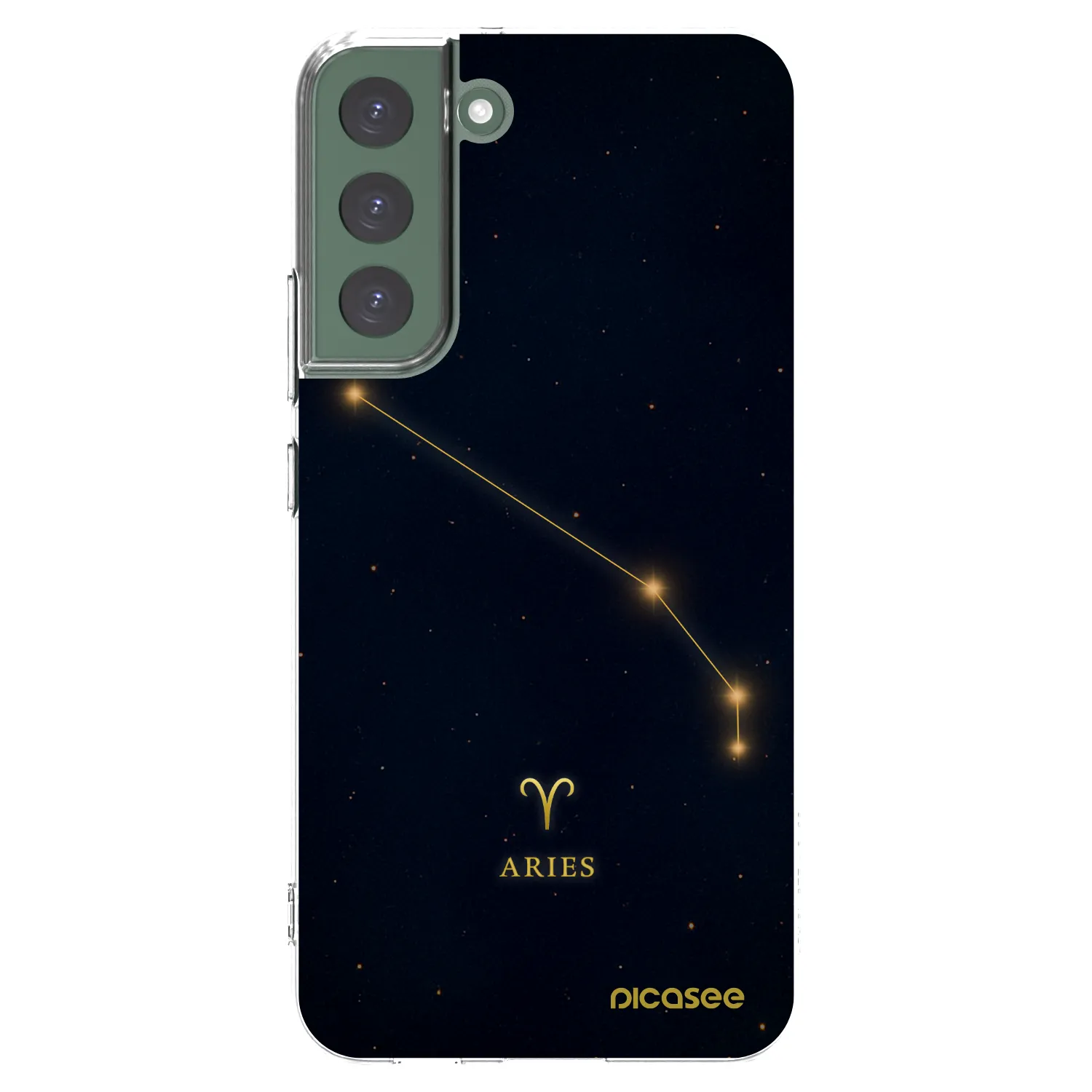 Picasee husă transparentă din silicon pentru Samsung Galaxy S22+ 5G - ARIES