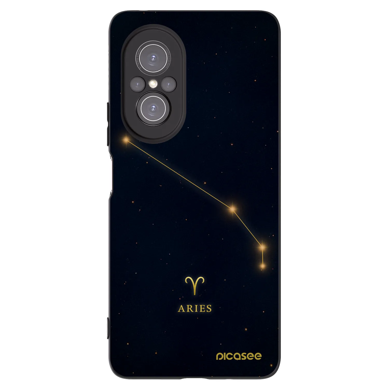 Picasee husă neagră din silicon pentru Huawei Nova 9 SE - ARIES