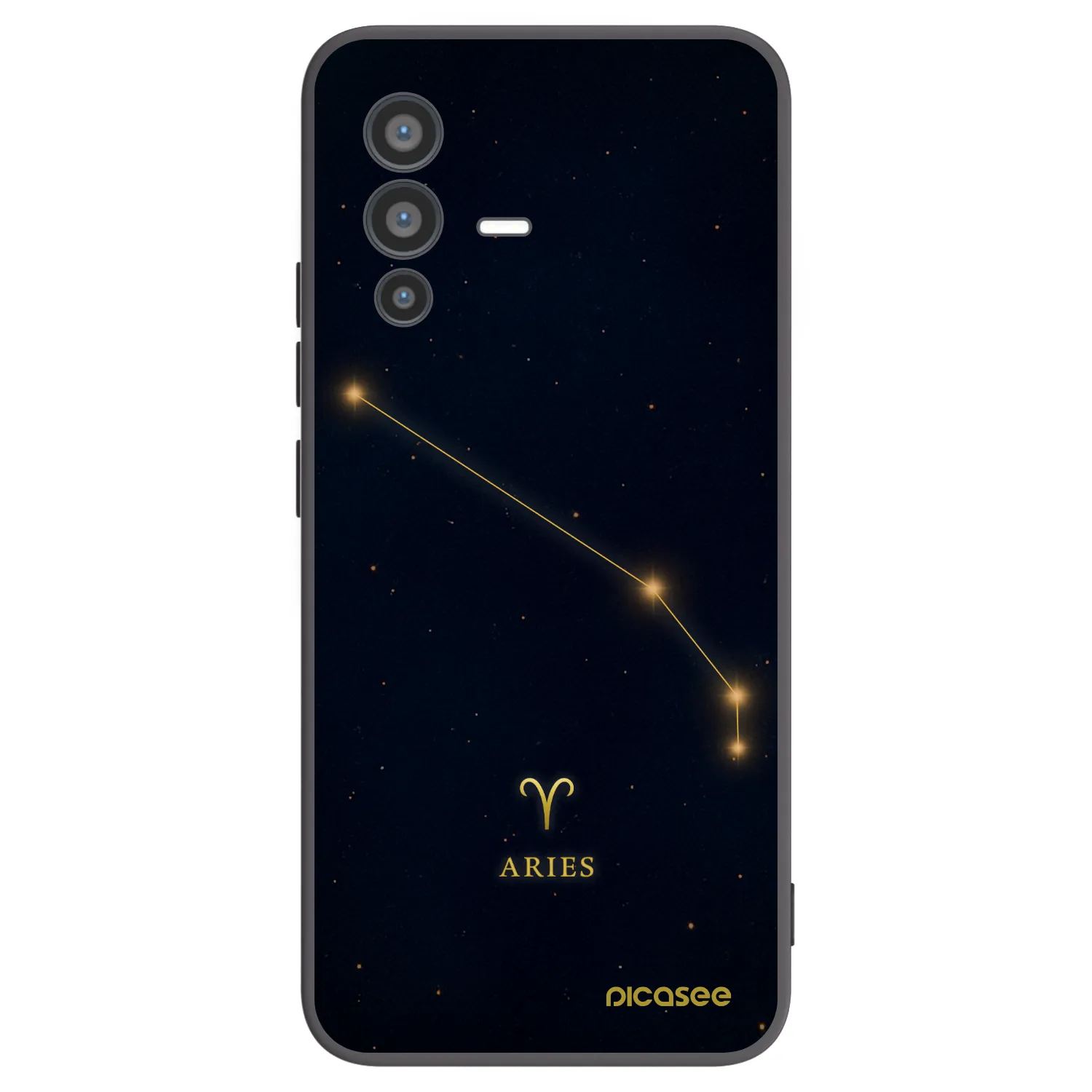 Picasee husă neagră din silicon pentru Vivo V23 5G - ARIES