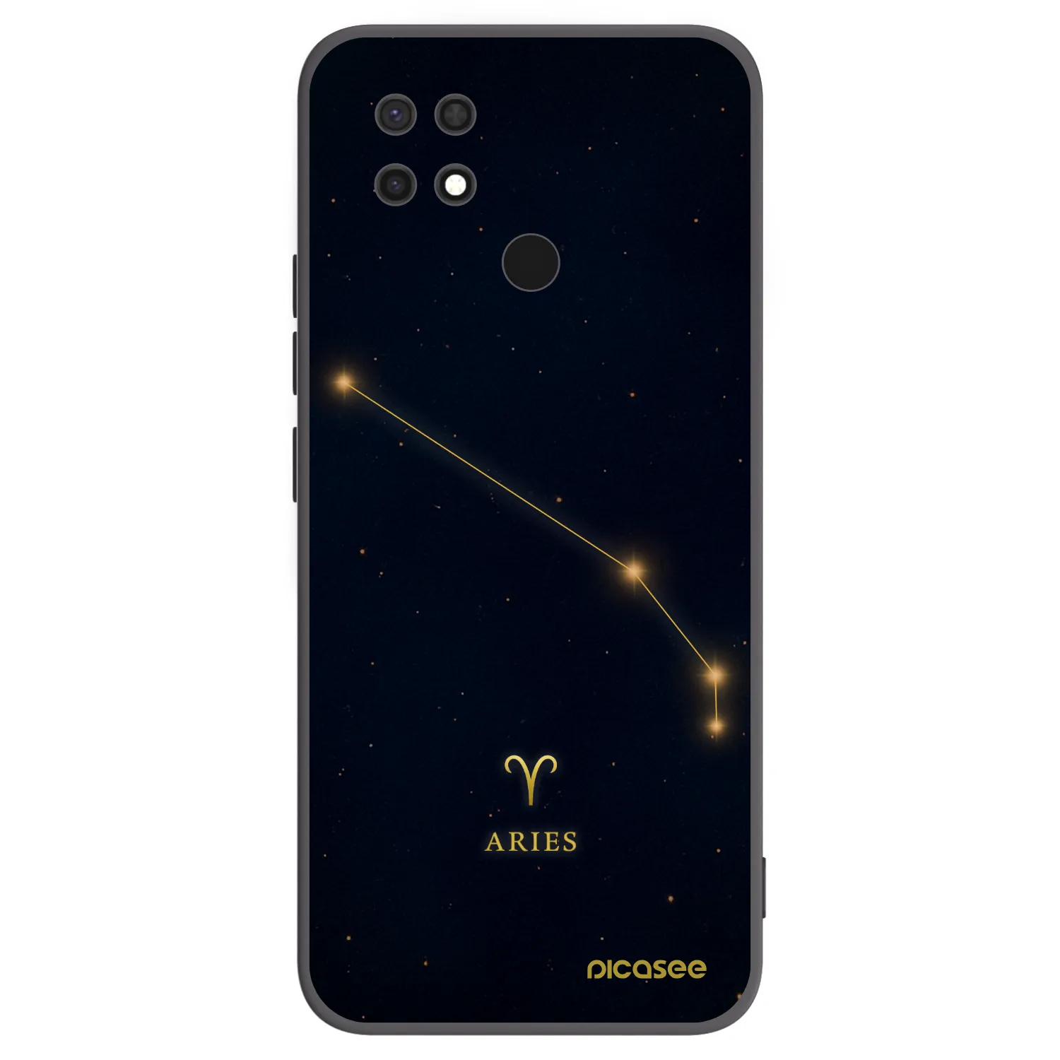 Picasee husă neagră din silicon pentru Xiaomi Redmi 10C - ARIES