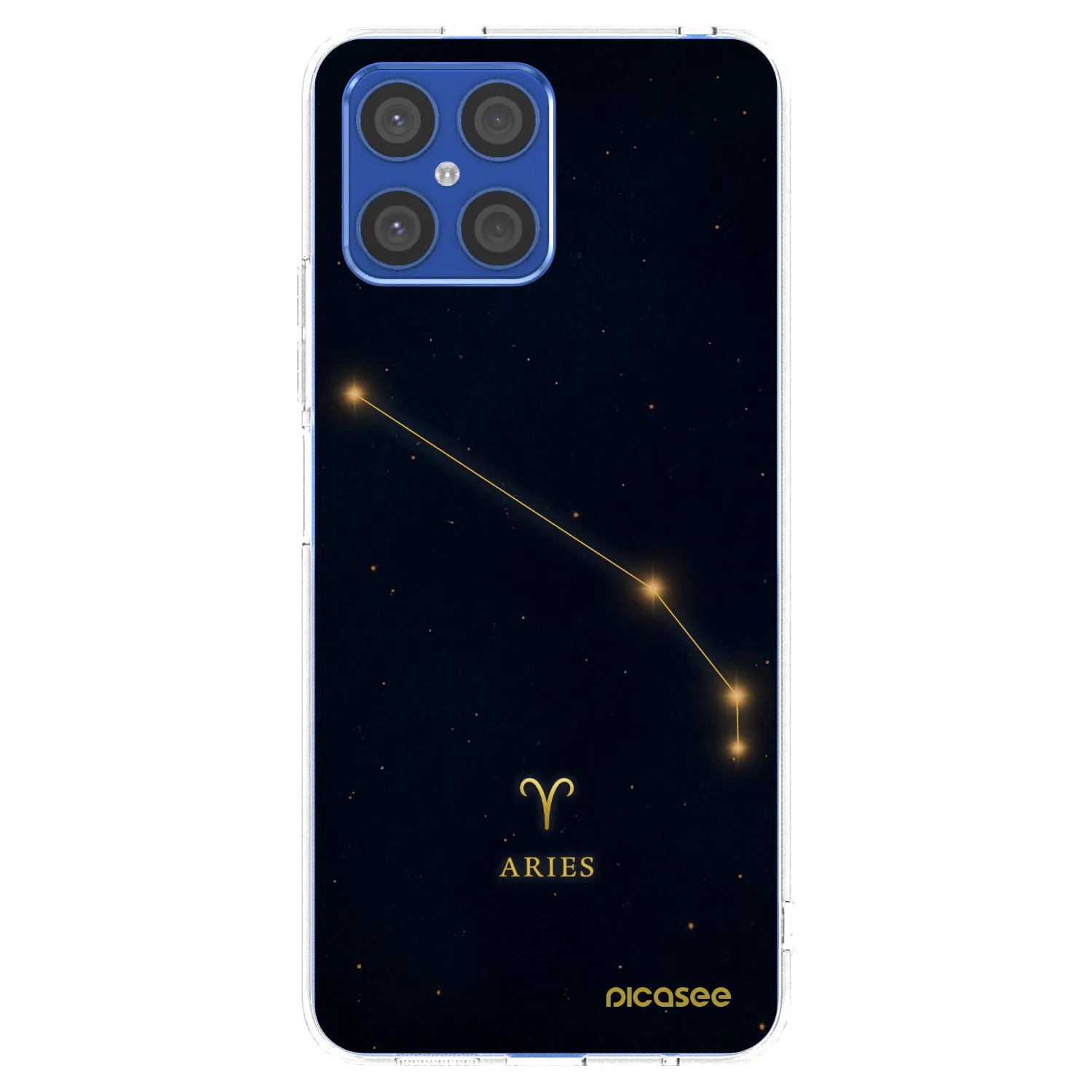 Picasee husă transparentă din silicon pentru Honor X8 4G - ARIES