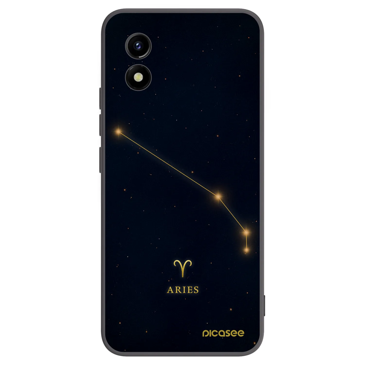 Picasee husă neagră din silicon pentru Vivo Y01 - ARIES