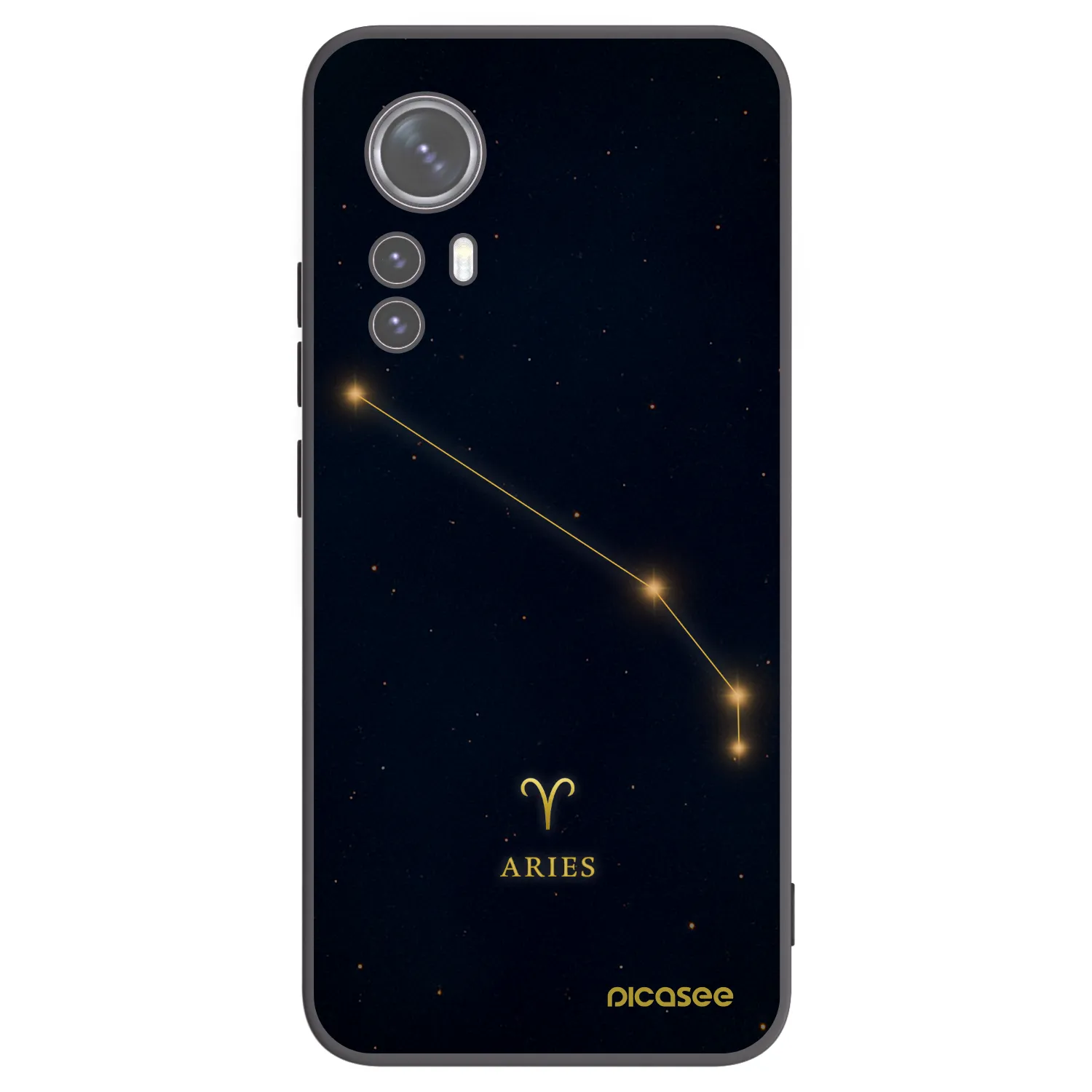 Picasee husă neagră din silicon pentru Xiaomi 12X - ARIES
