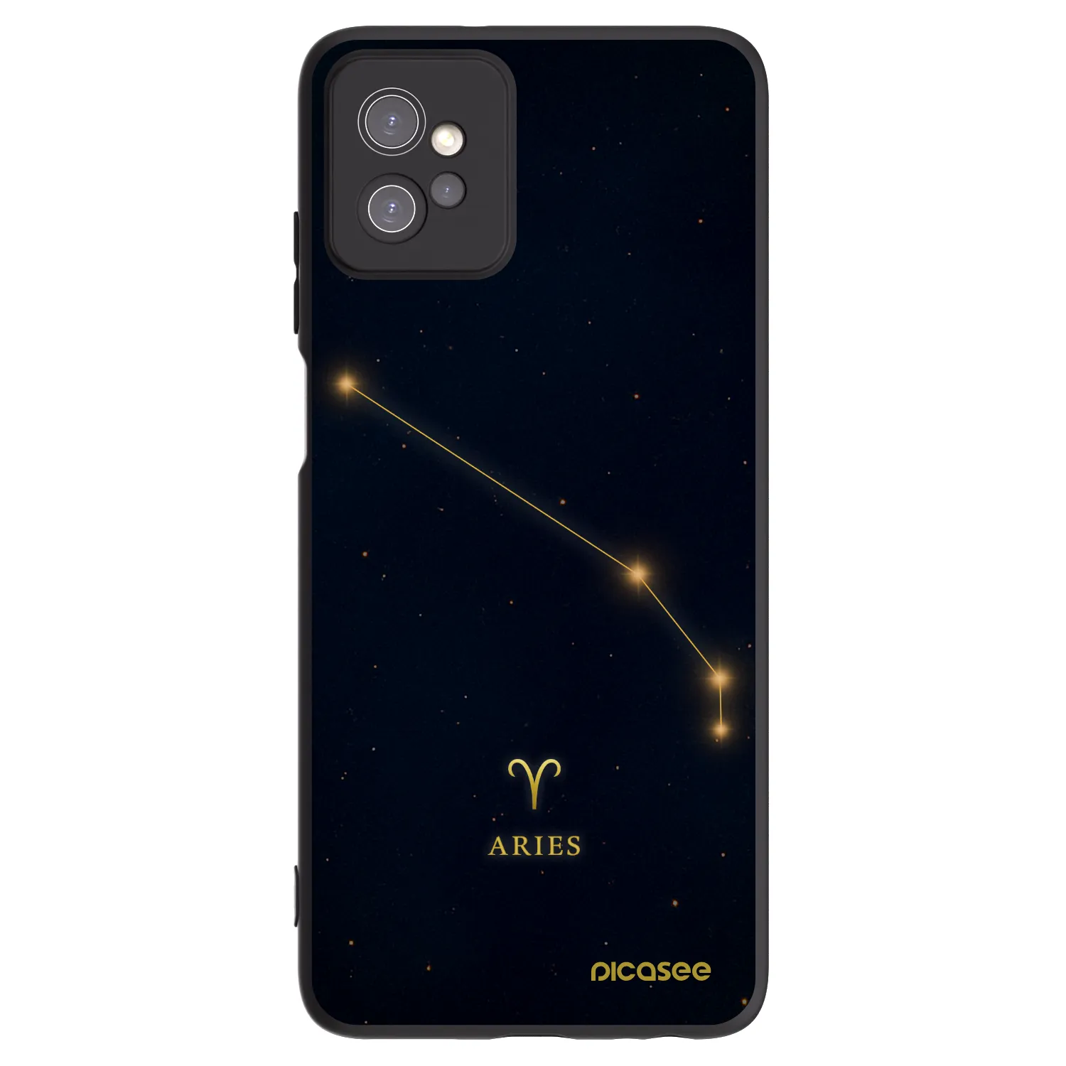 Picasee husă neagră din silicon pentru Motorola Moto G32 - ARIES