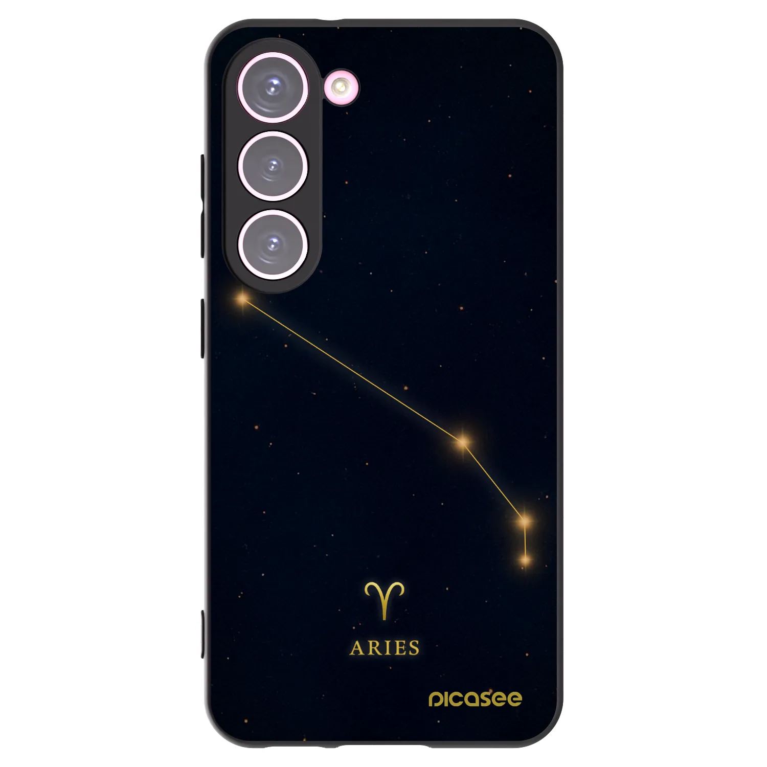 Picasee husă neagră din silicon pentru Samsung Galaxy S23 5G - ARIES