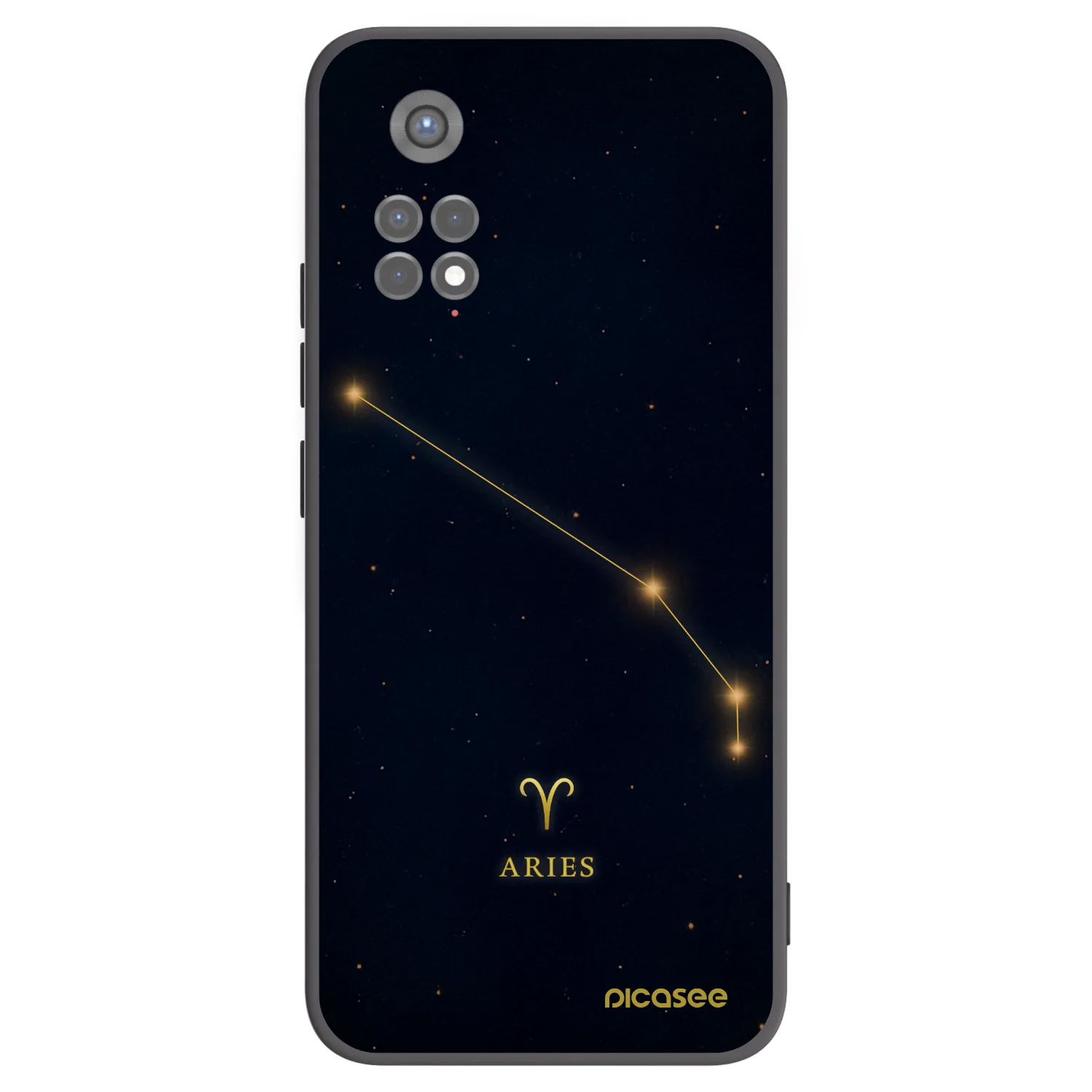 Picasee husă neagră din silicon pentru Xiaomi Redmi Note 11S 5G - ARIES