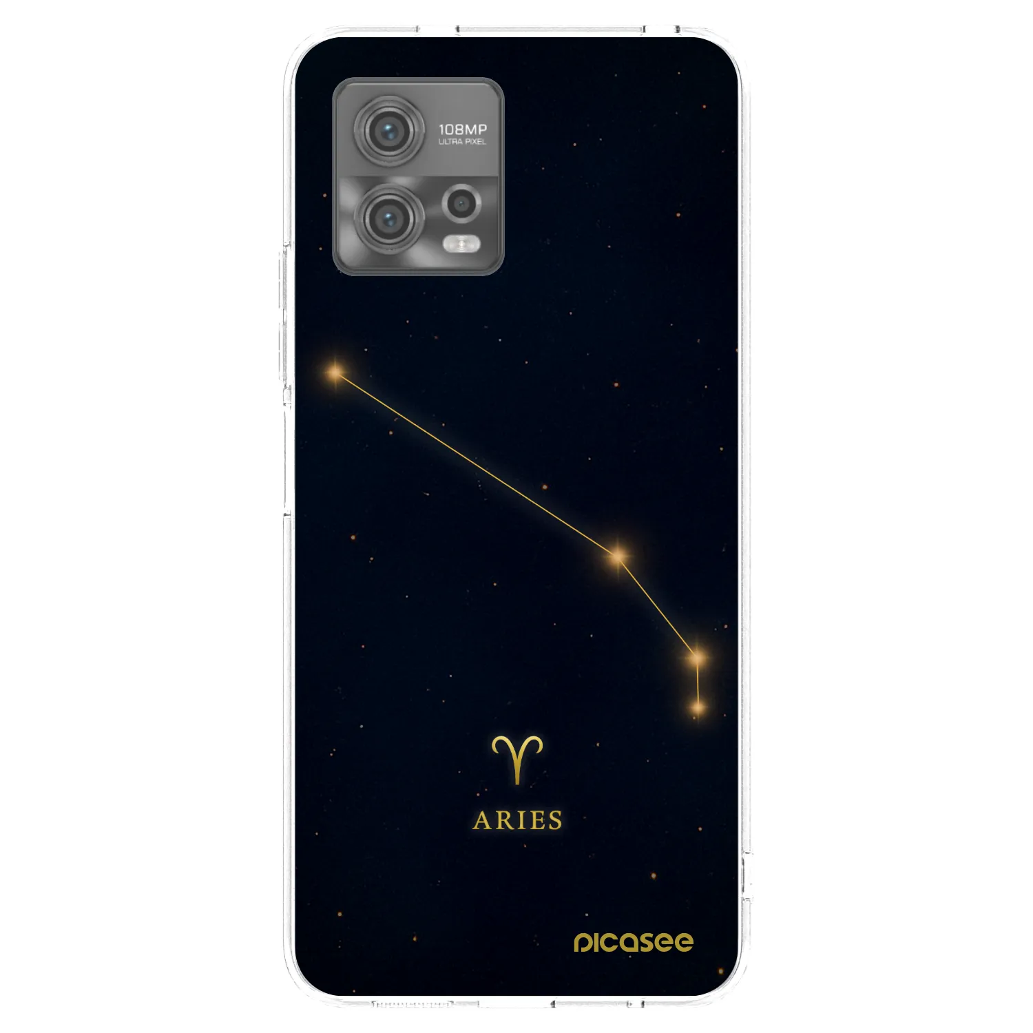 Picasee husă transparentă din silicon pentru Motorola Moto G72 - ARIES