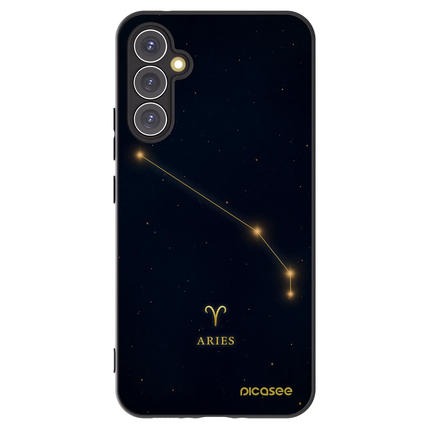 Picasee husă neagră din silicon pentru Samsung Galaxy A34 5G A346B - ARIES
