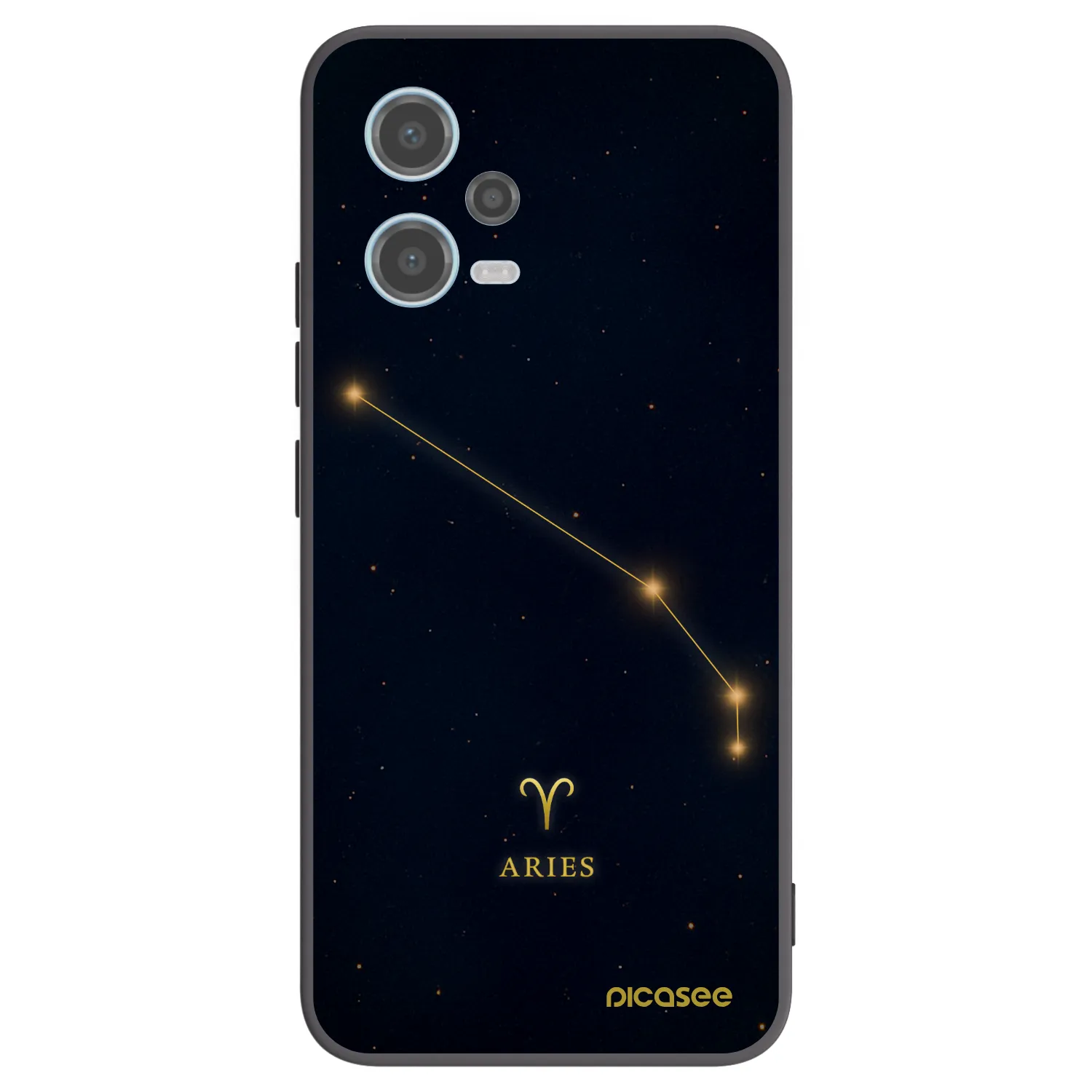 Picasee husă neagră din silicon pentru Xiaomi Redmi Note 12 5G - ARIES