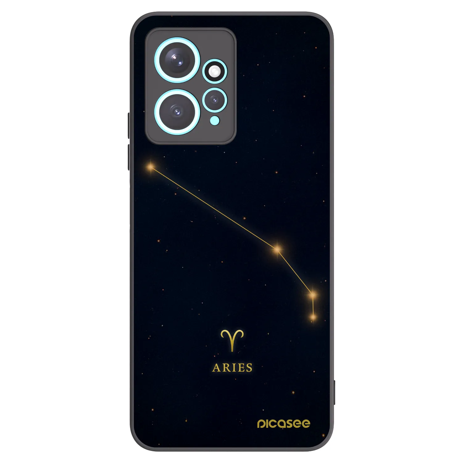 Picasee husă neagră din silicon pentru Xiaomi Redmi Note 12 4G - ARIES