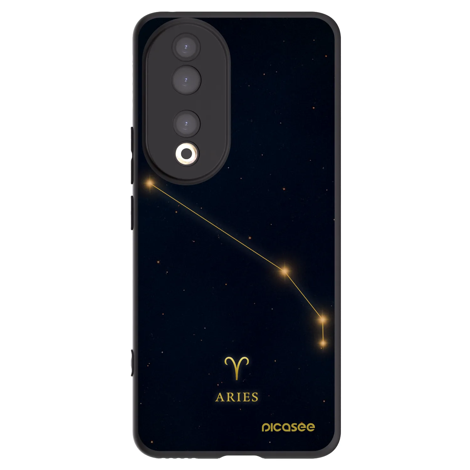 Picasee husă neagră din silicon pentru Honor 90 5G - ARIES