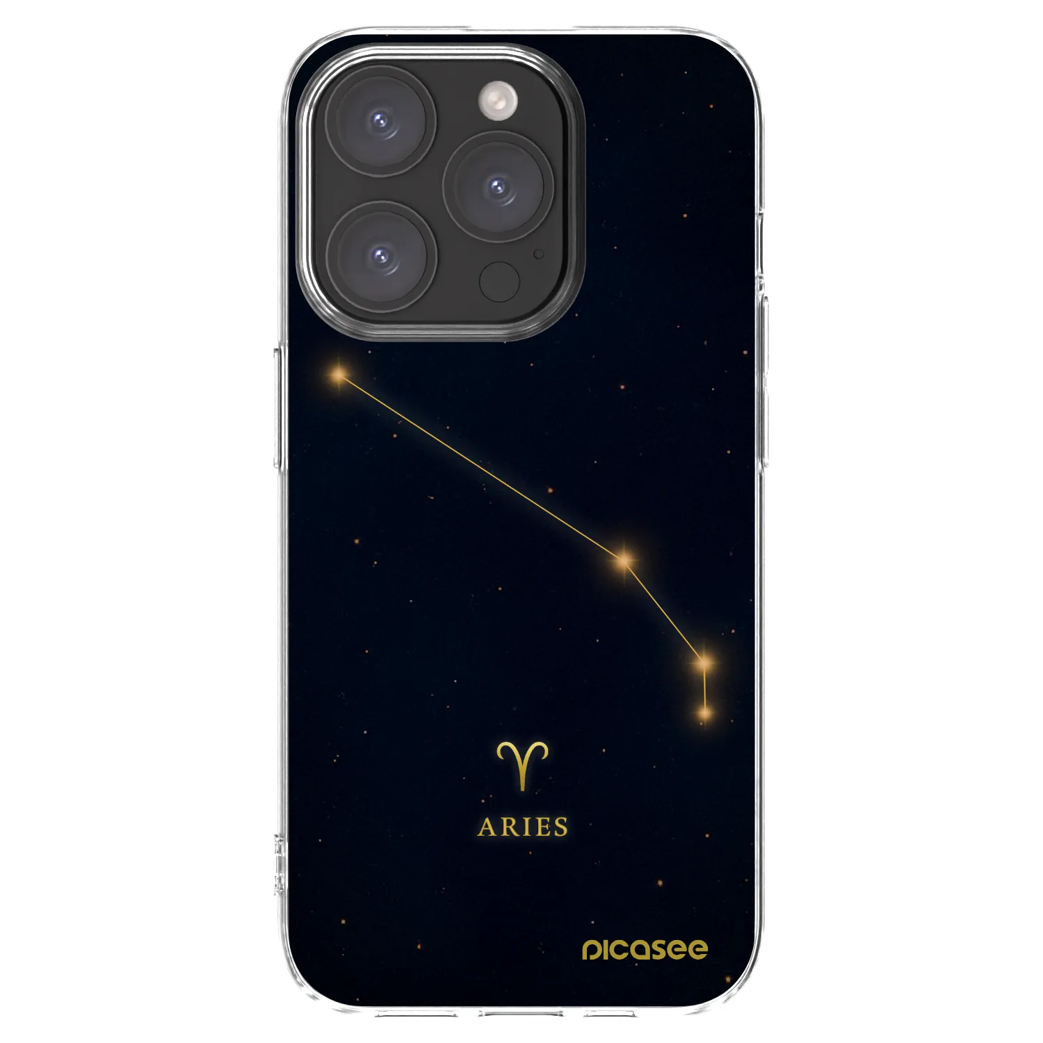 Picasee husă transparentă din silicon pentru Apple iPhone 15 Pro - ARIES