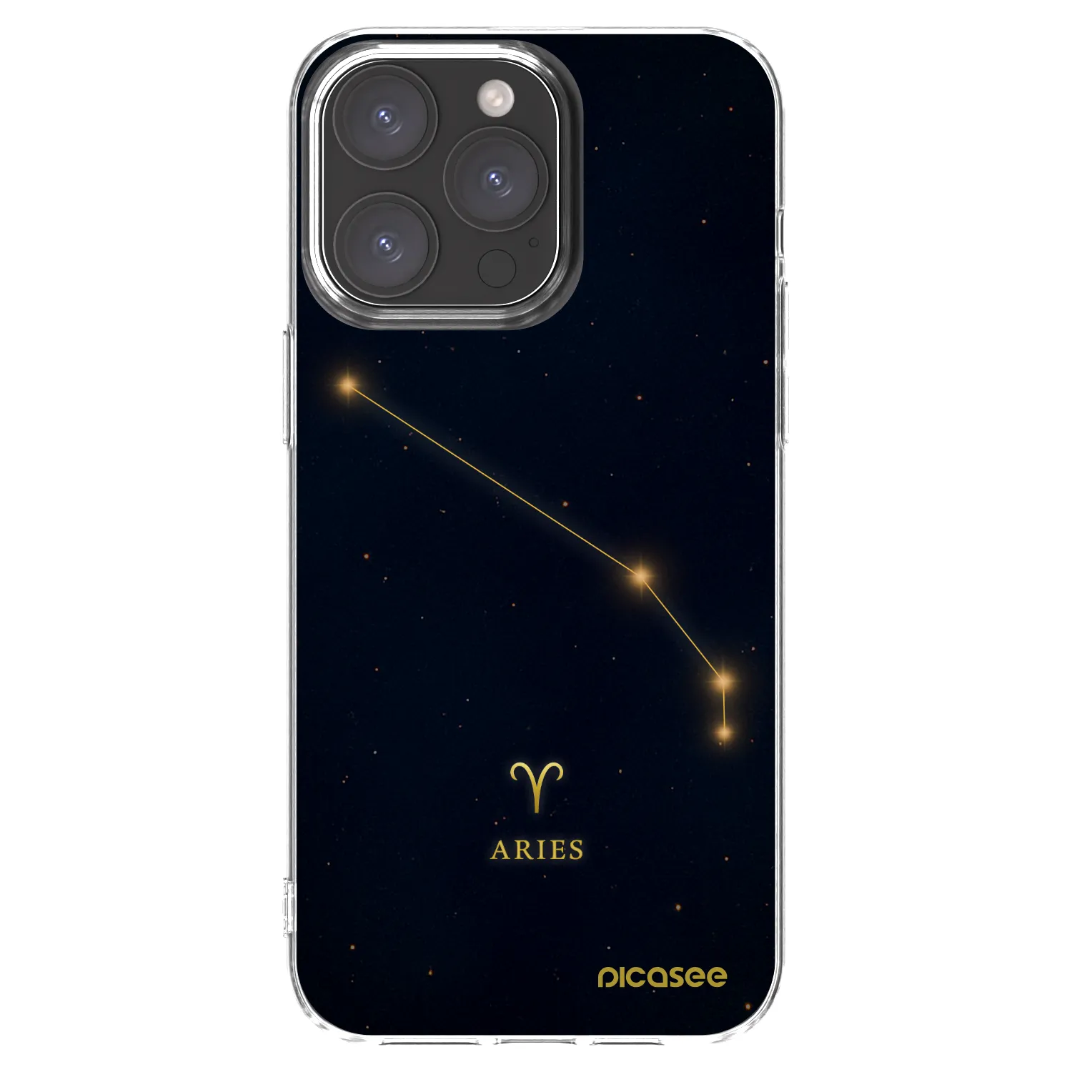 Picasee husă transparentă din silicon pentru Apple iPhone 15 Pro Max - ARIES