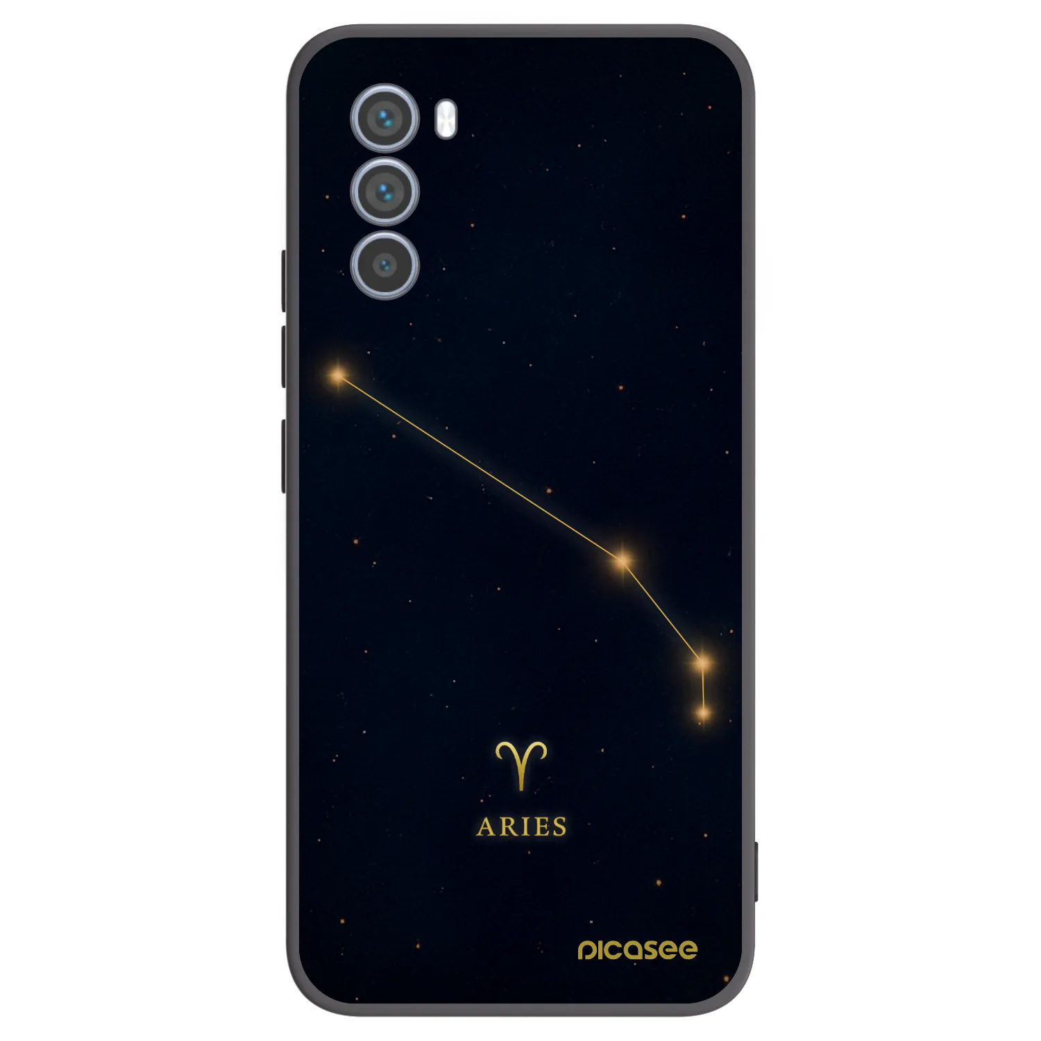 Picasee husă neagră din silicon pentru Motorola Moto G62 - ARIES