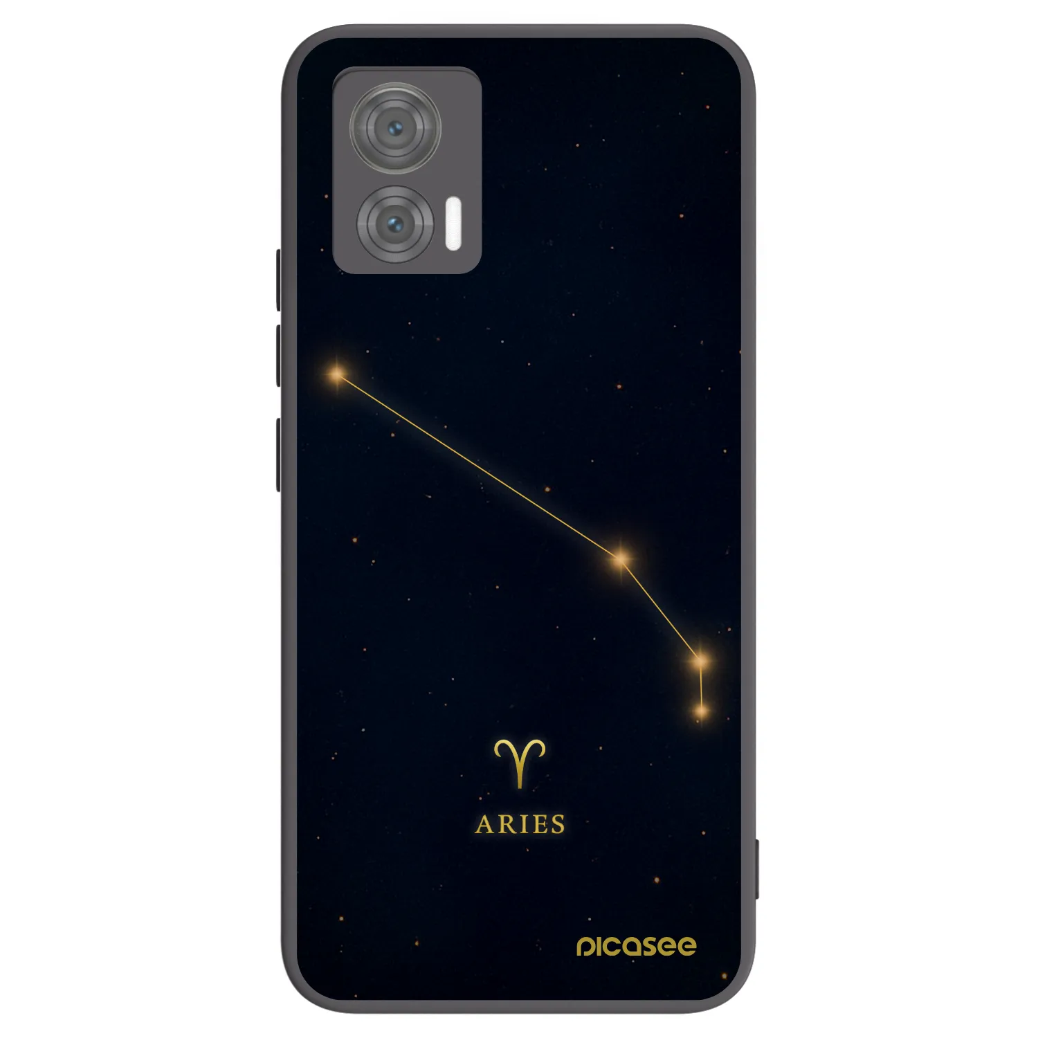 Picasee husă neagră din silicon pentru Motorola Edge 30 Neo - ARIES