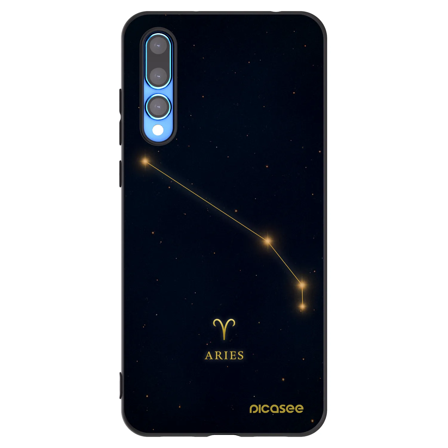 Picasee husă neagră din silicon pentru Huawei P20 Pro - ARIES