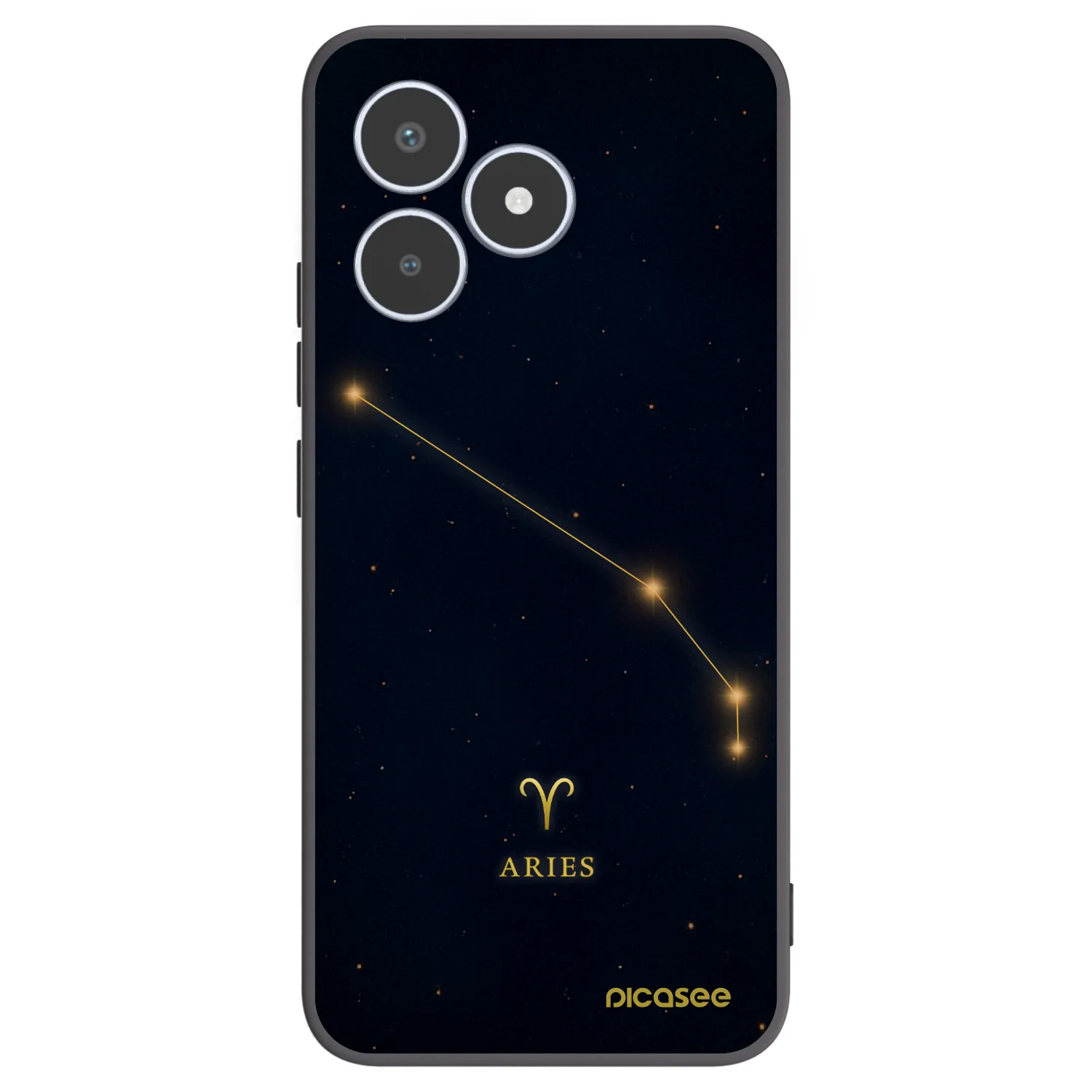 Picasee husă neagră din silicon pentru Realme C53 - ARIES