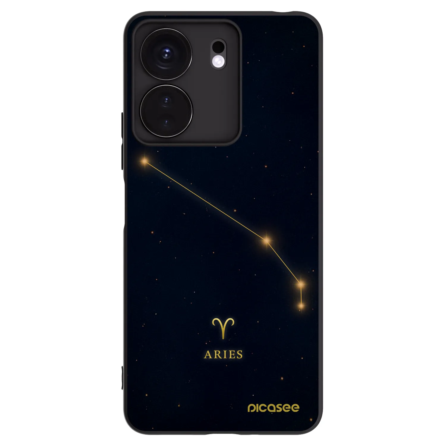 Picasee husă neagră din silicon pentru Xiaomi Redmi 13C 4G - ARIES