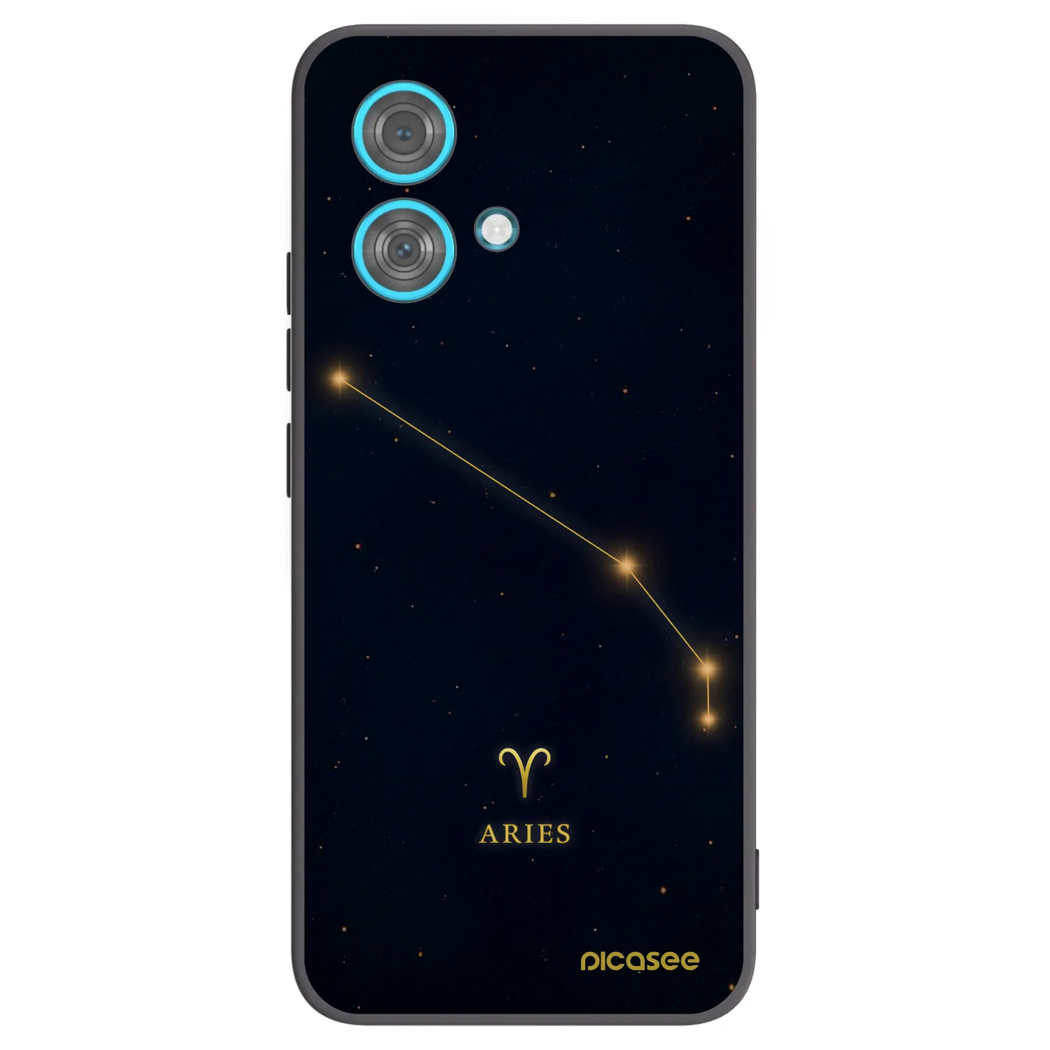 Picasee husă neagră din silicon pentru Motorola Edge 40 Neo - ARIES