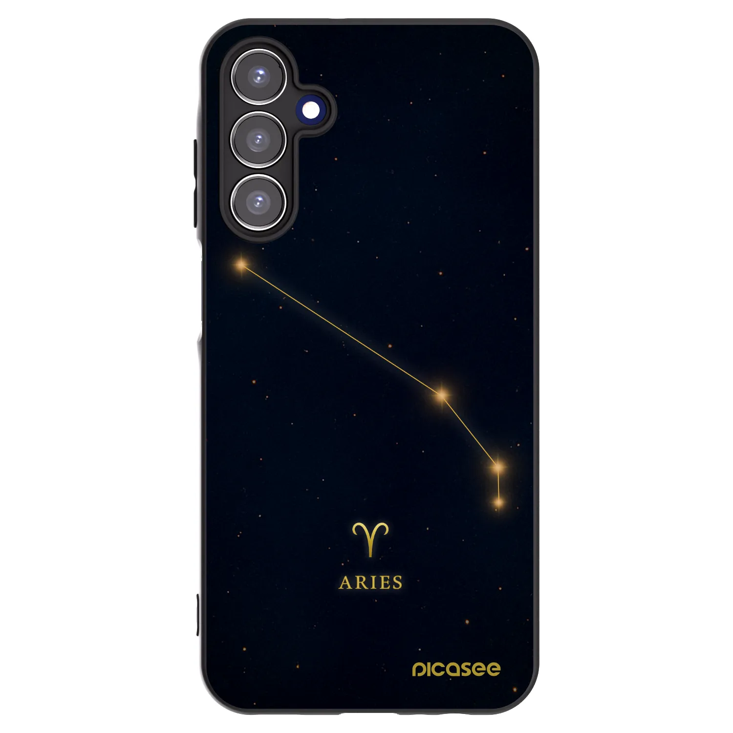 Picasee husă neagră din silicon pentru Samsung Galaxy A15 A155F 4G - ARIES