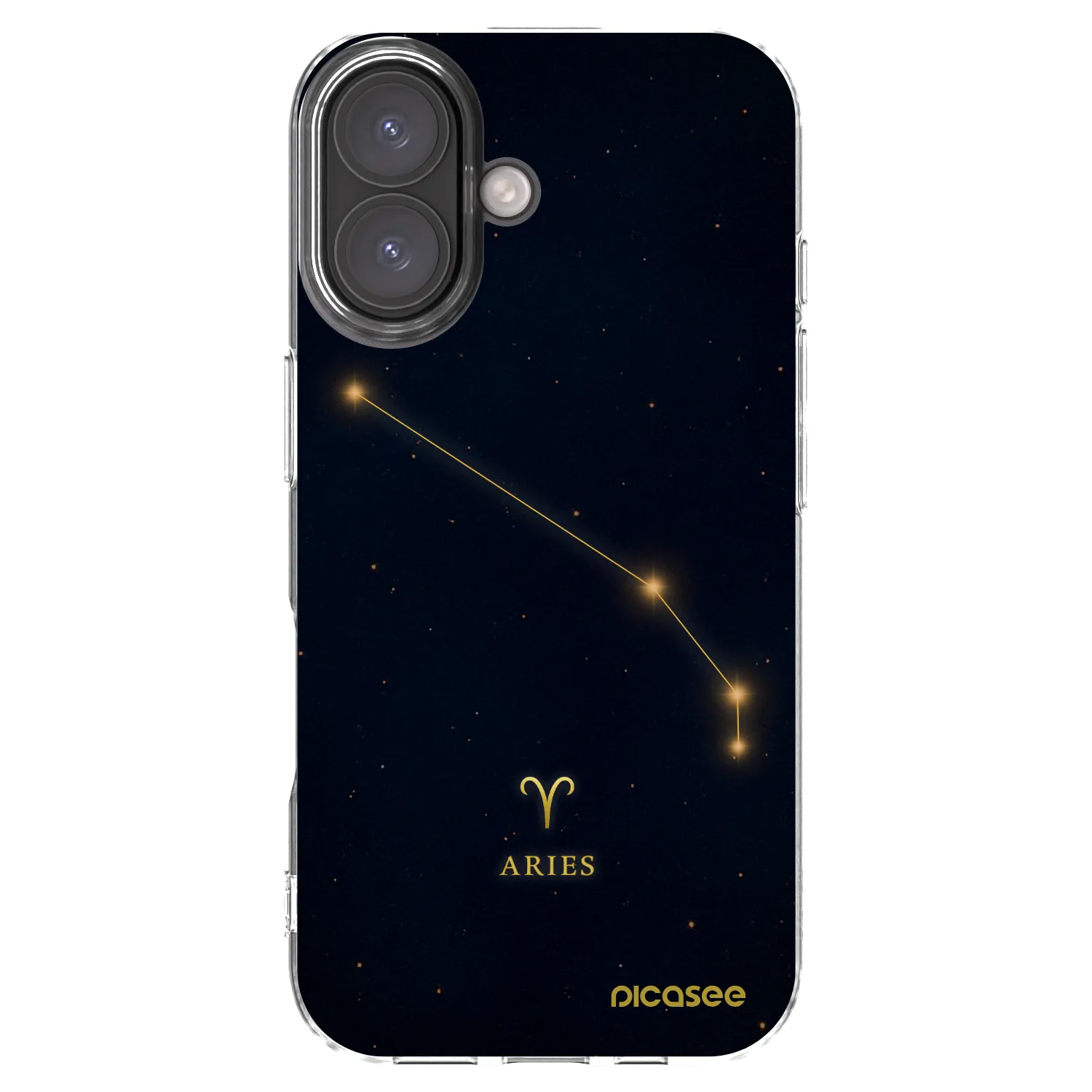 Picasee husă transparentă din silicon pentru Apple iPhone 16 - ARIES
