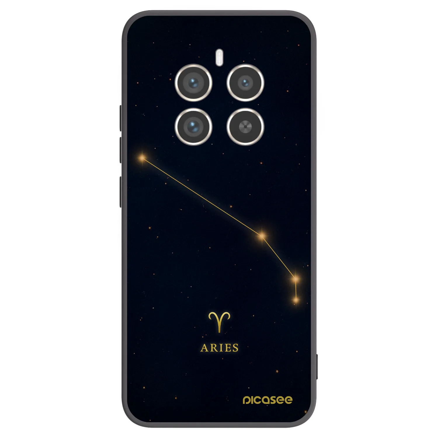 Picasee husă neagră din silicon pentru Realme 12 Pro 5G - ARIES