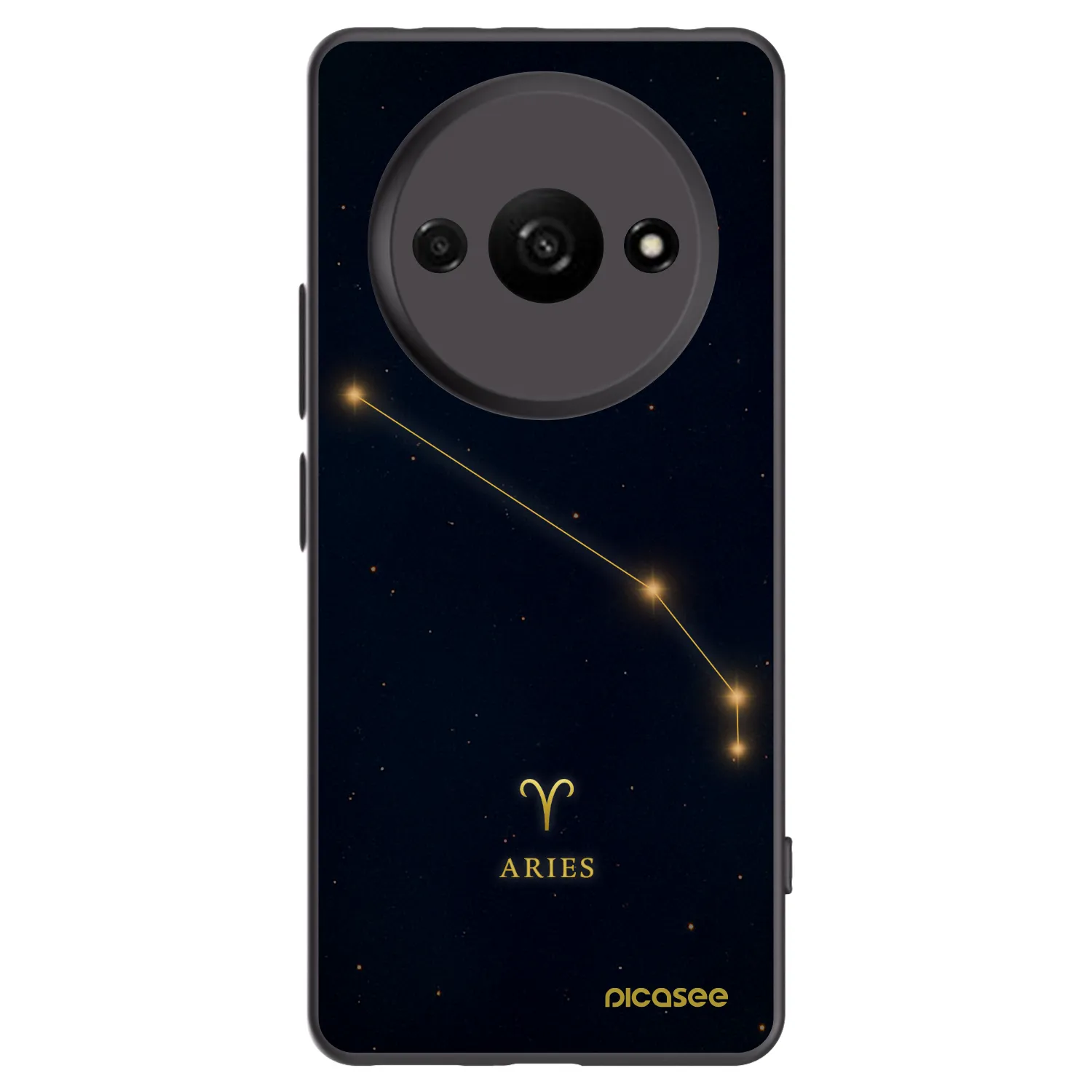 Picasee husă neagră din silicon pentru Xiaomi Redmi A3 - ARIES