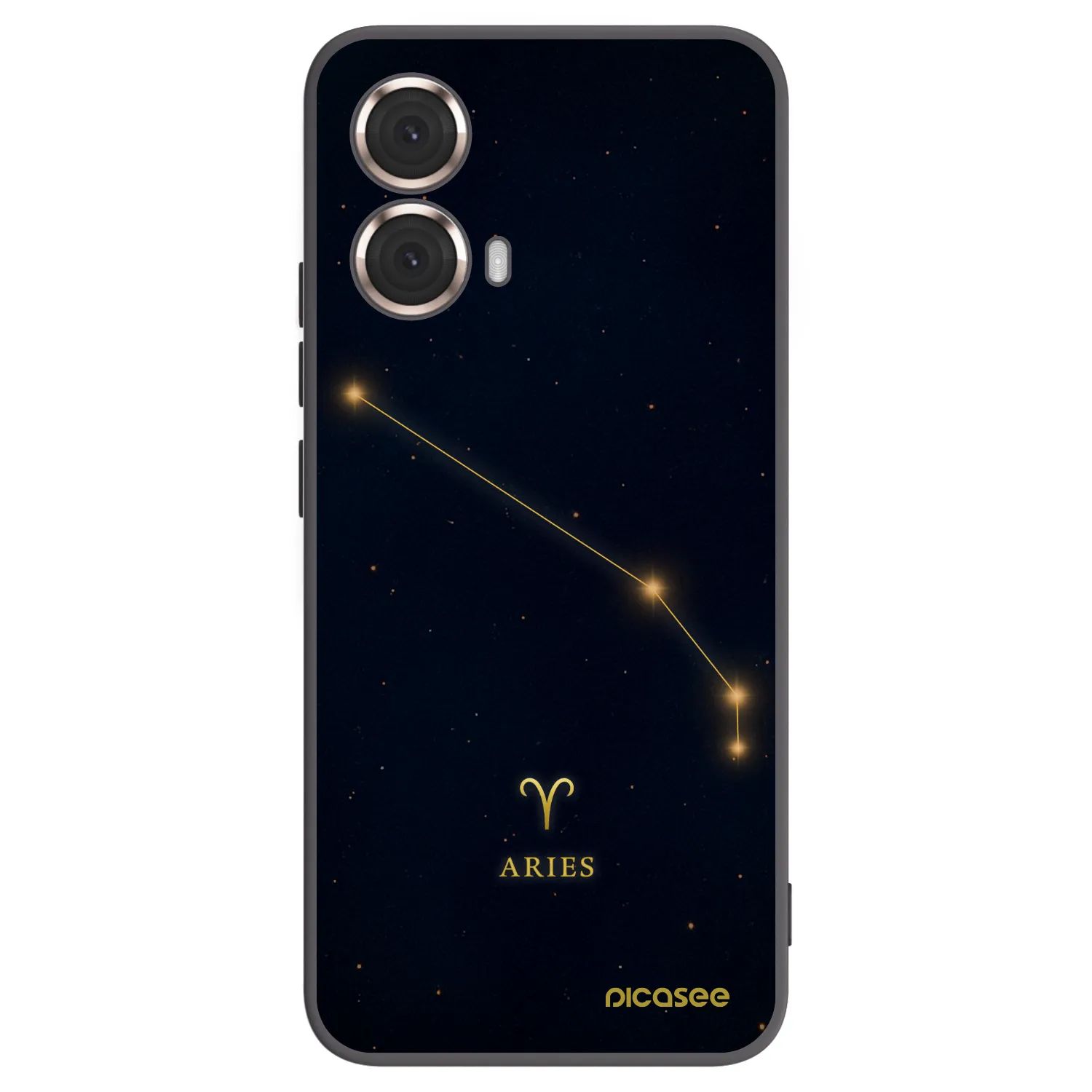 Picasee husă neagră din silicon pentru Motorola Moto G85 - ARIES