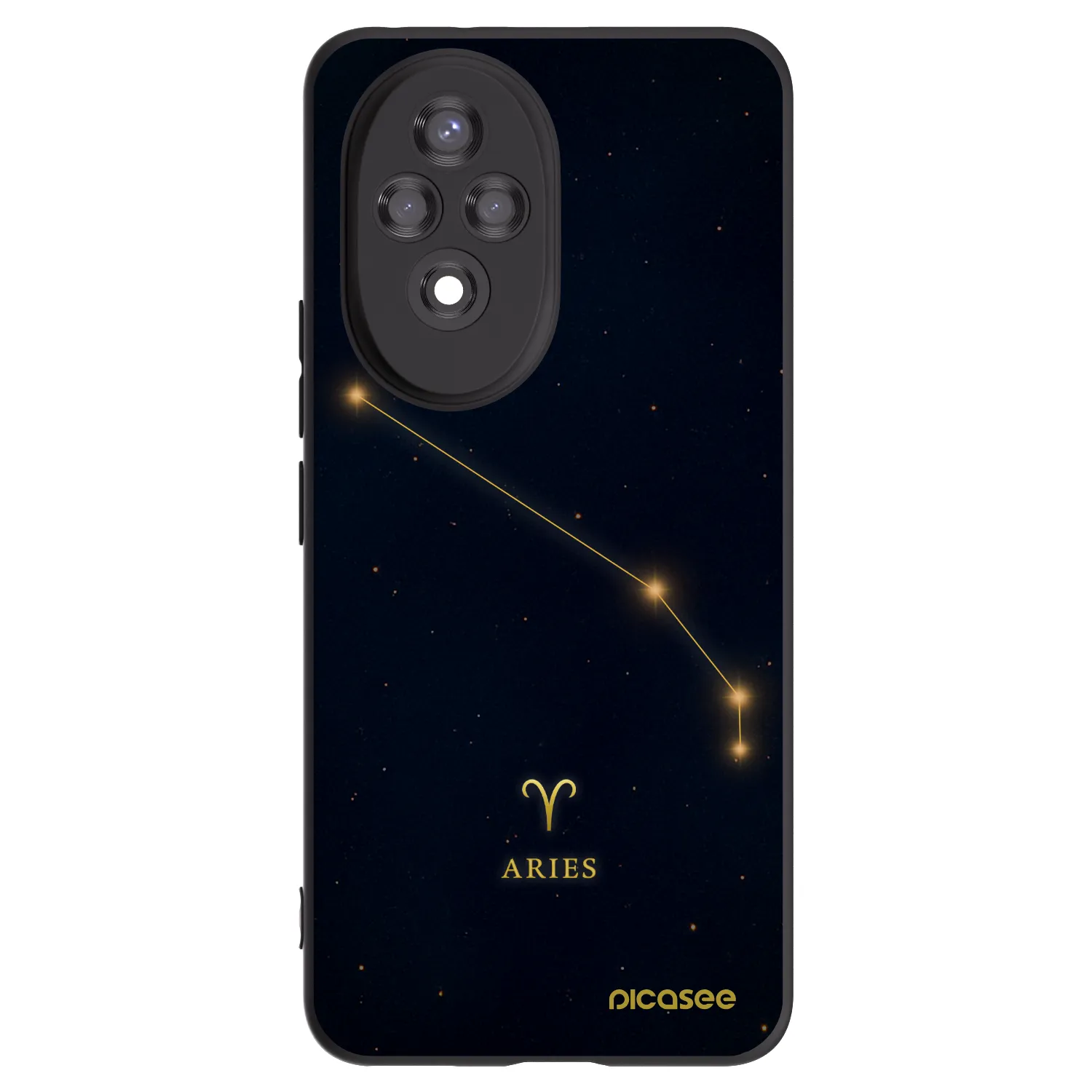 Picasee husă neagră din silicon pentru Honor 200 Pro 5G - ARIES