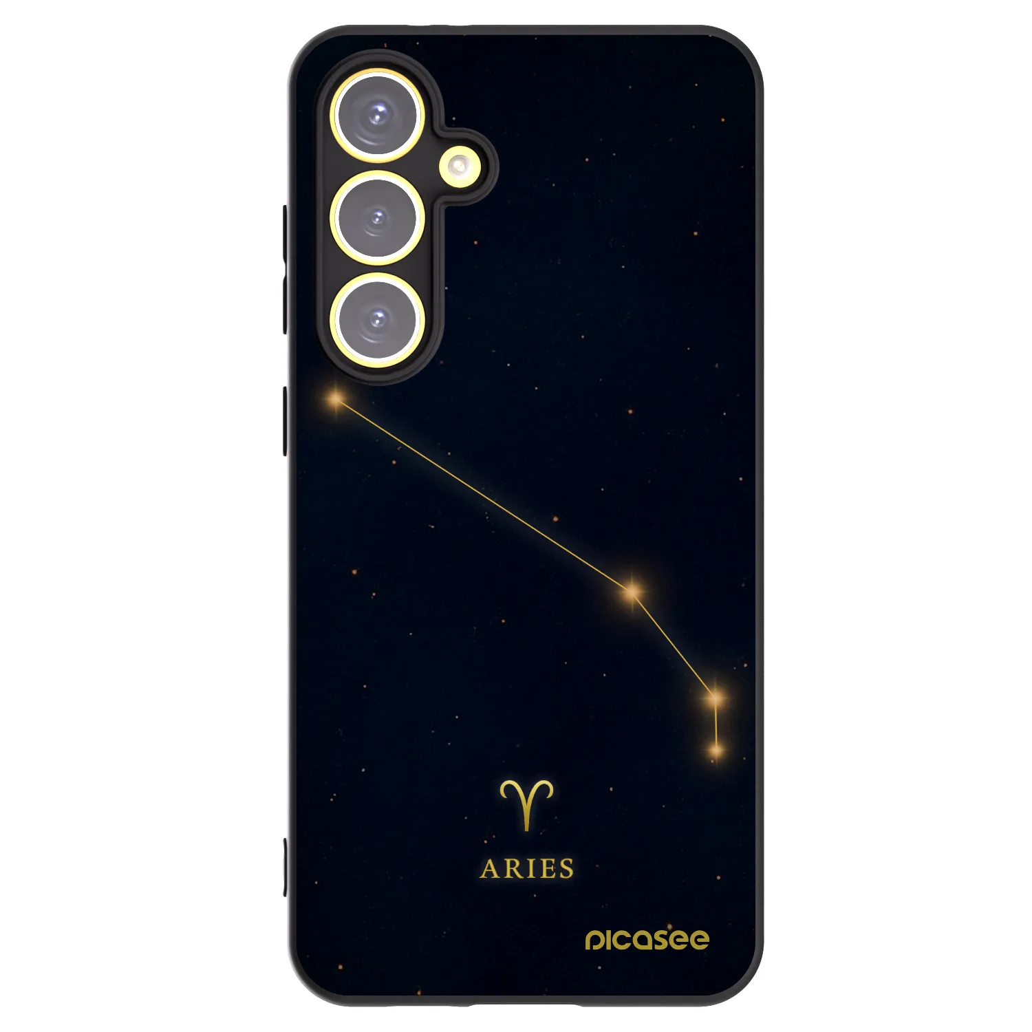 Picasee husă neagră din silicon pentru Samsung Galaxy S24 FE S721B - ARIES