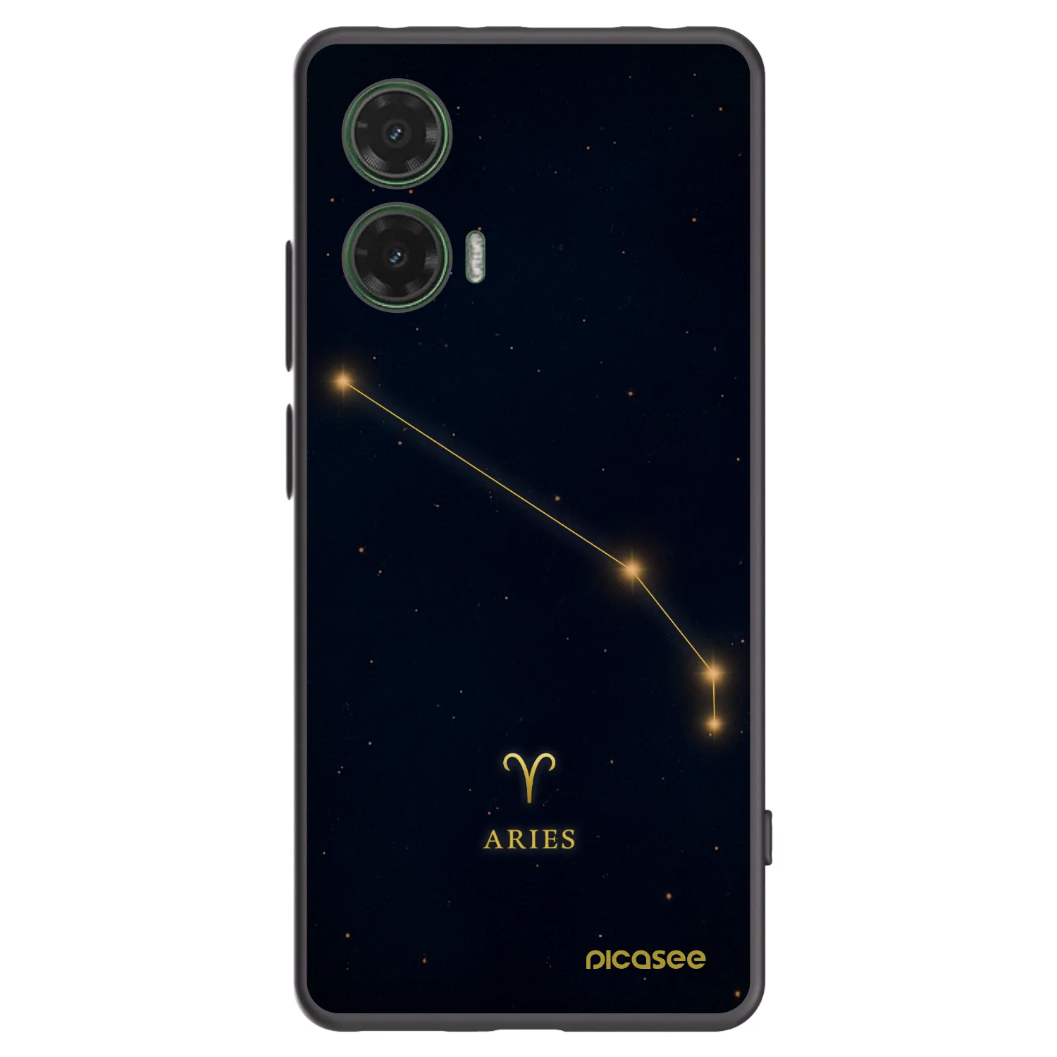 Picasee husă neagră din silicon pentru Motorola Moto G35 5G - ARIES