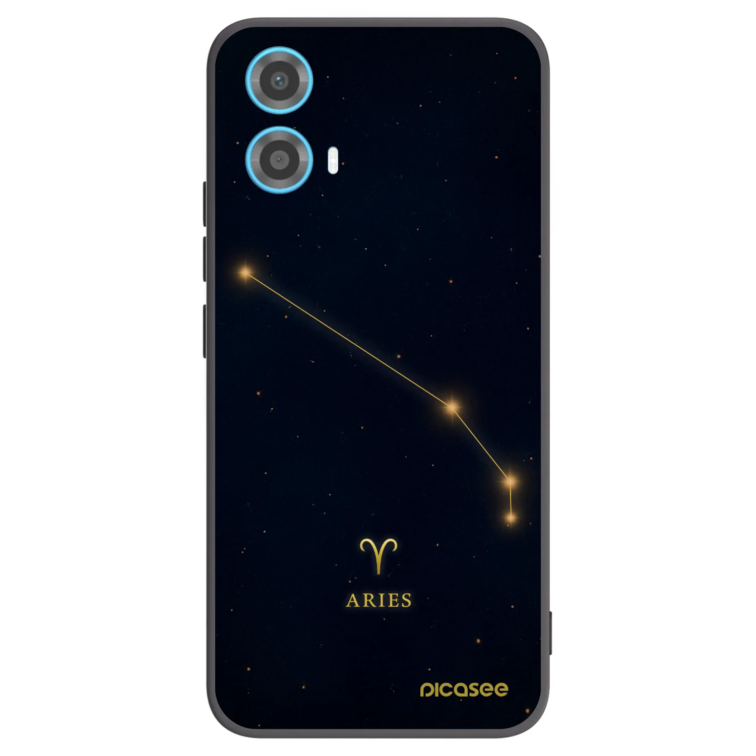 Picasee husă neagră din silicon pentru Motorola Moto G34 5G - ARIES