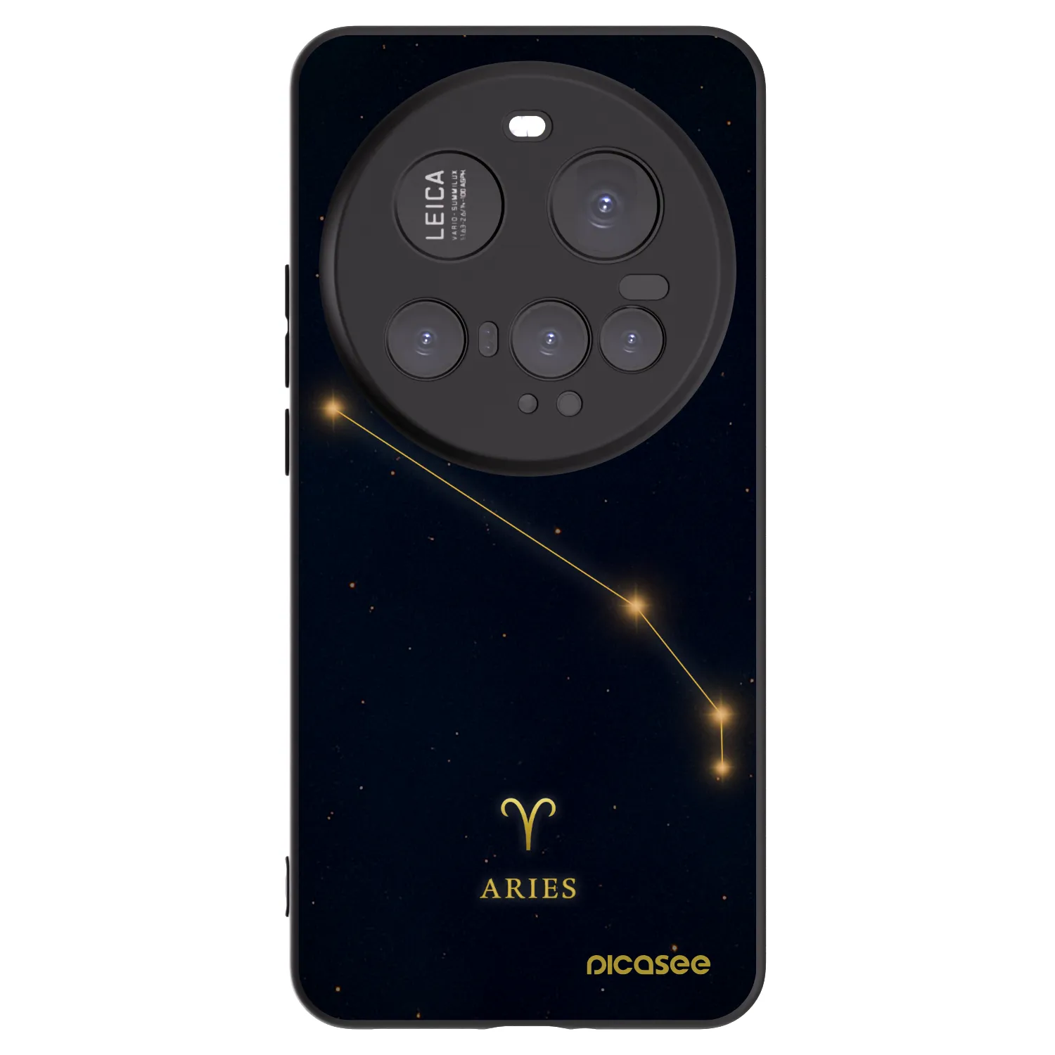 Picasee husă neagră din silicon pentru Xiaomi 15 Ultra - ARIES