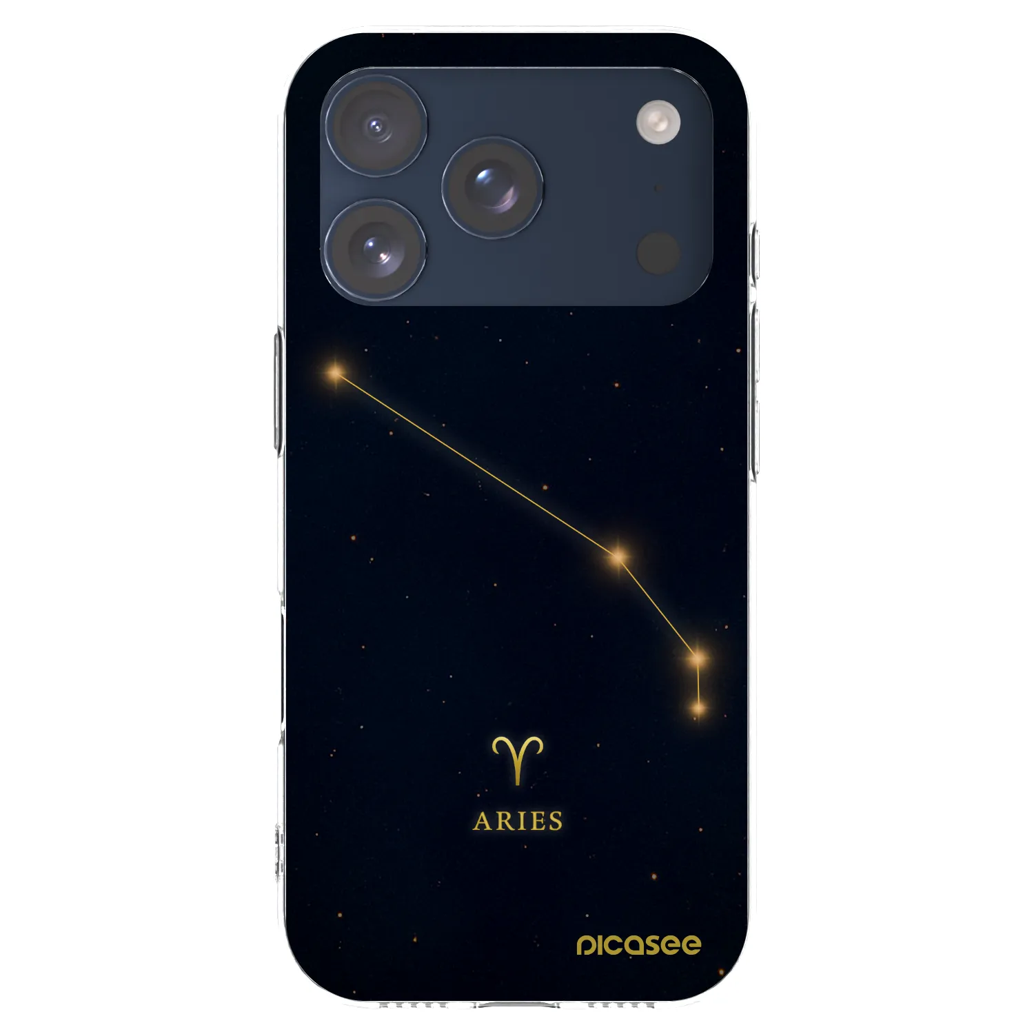 Picasee husă transparentă din silicon pentru Apple iPhone 17 Pro - ARIES