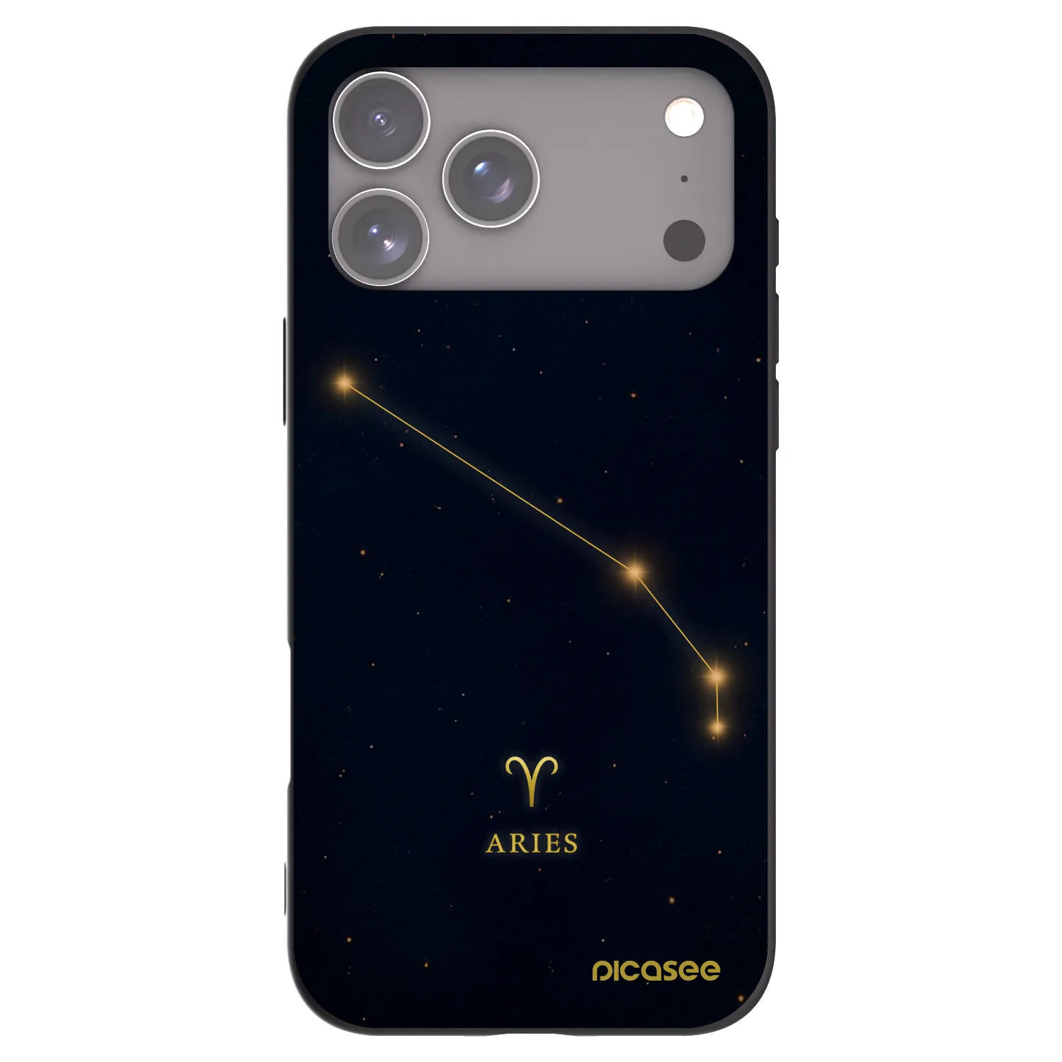 Picasee husă neagră din silicon pentru Apple iPhone 17 Pro Max - ARIES