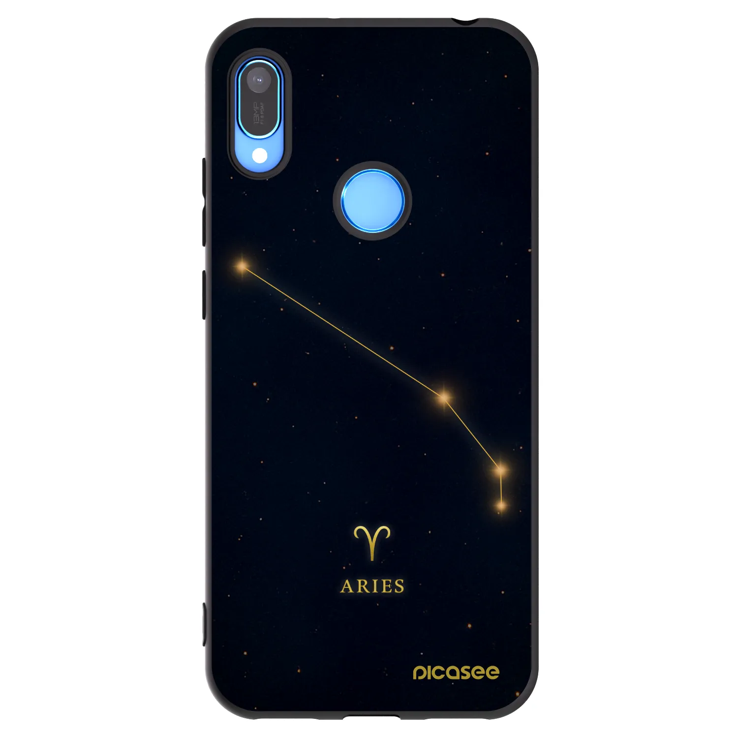 Picasee husă neagră din silicon pentru Huawei Y6 2019 - ARIES