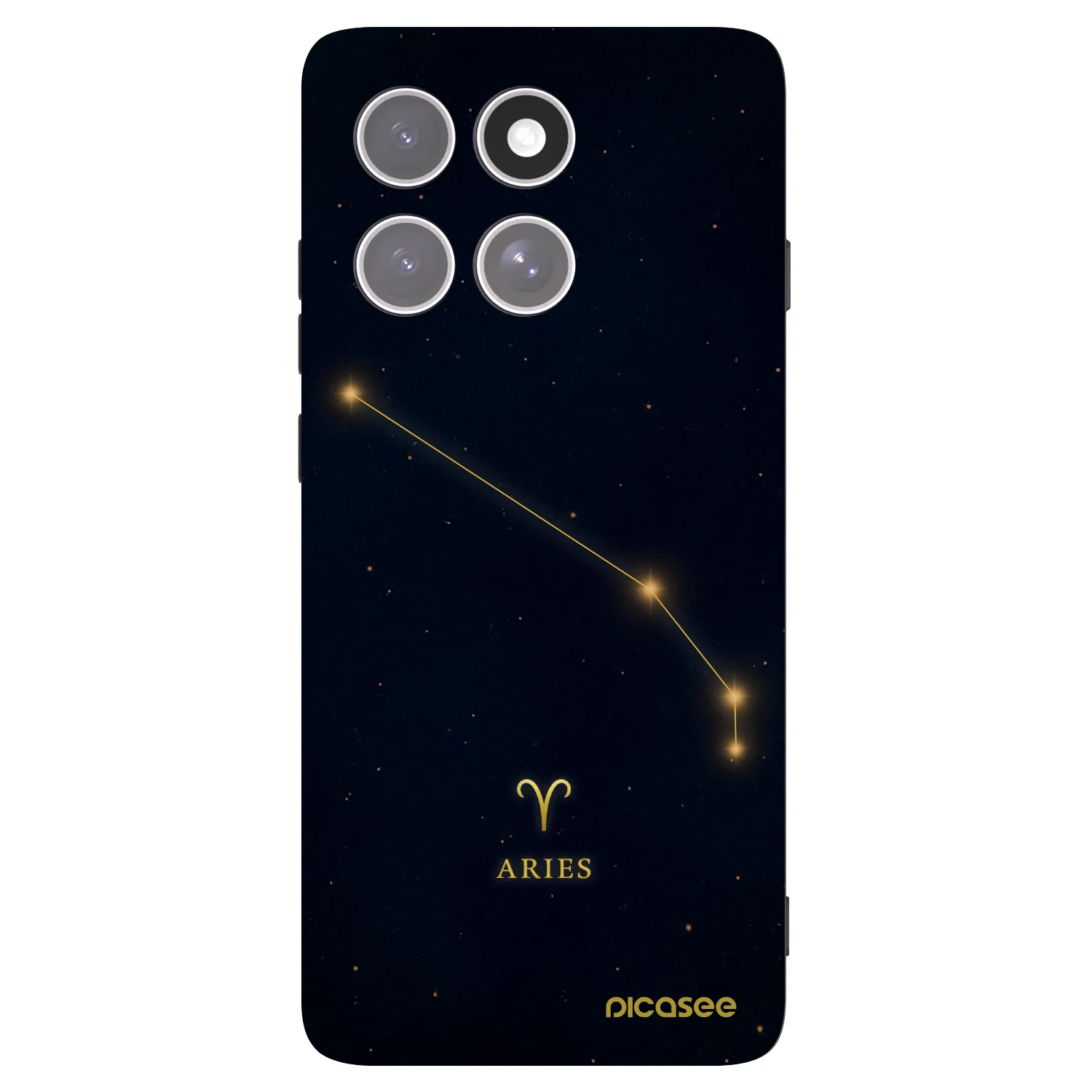 Picasee husă neagră din silicon pentru Motorola Edge 60 Pro - ARIES