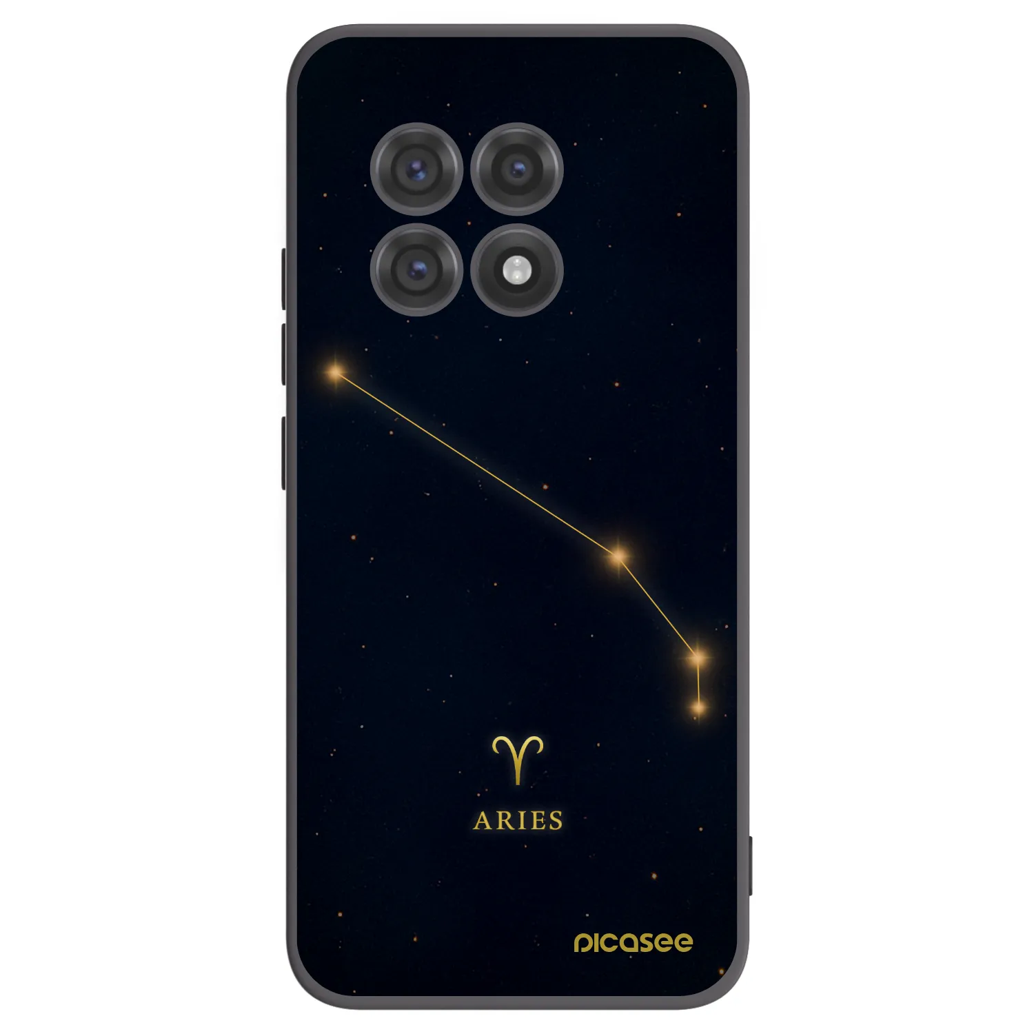 Picasee husă neagră din silicon pentru OnePlus 13R 5G - ARIES