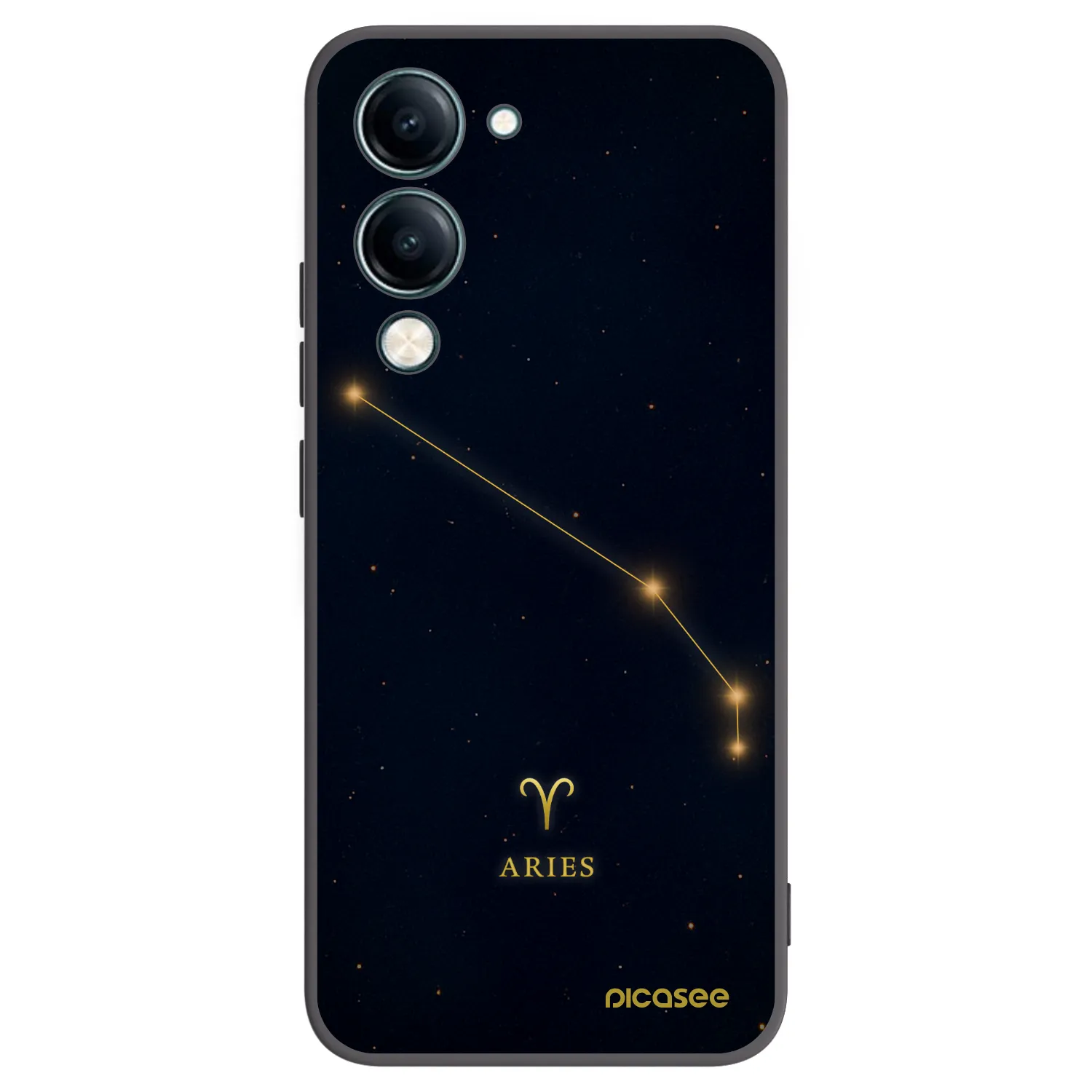 Picasee husă neagră din silicon pentru Vivo Y29s 5G - ARIES