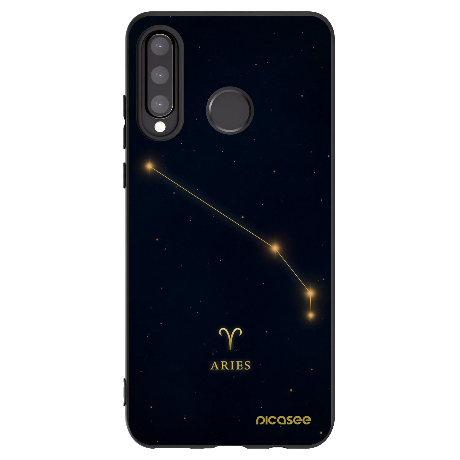 Picasee husă neagră din silicon pentru Huawei P30 Lite - ARIES