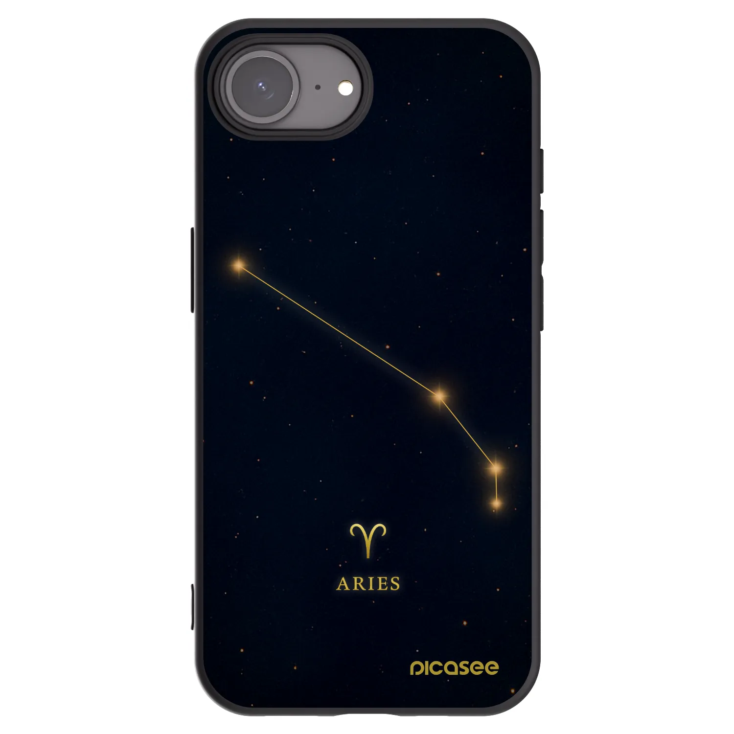 Picasee husă neagră din silicon pentru Apple iPhone 17e - ARIES