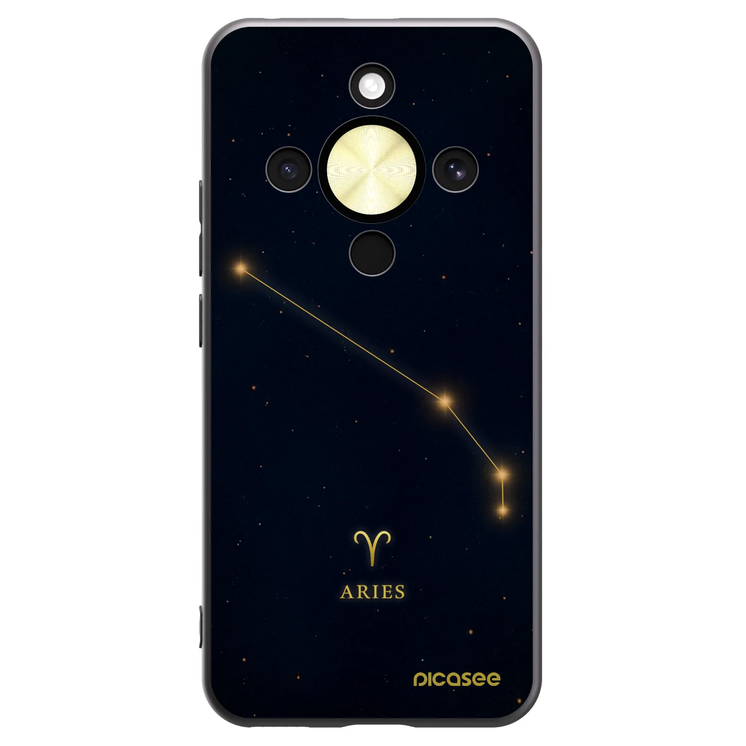 Picasee husă neagră din silicon pentru Honor Magic8 Lite 5G - ARIES