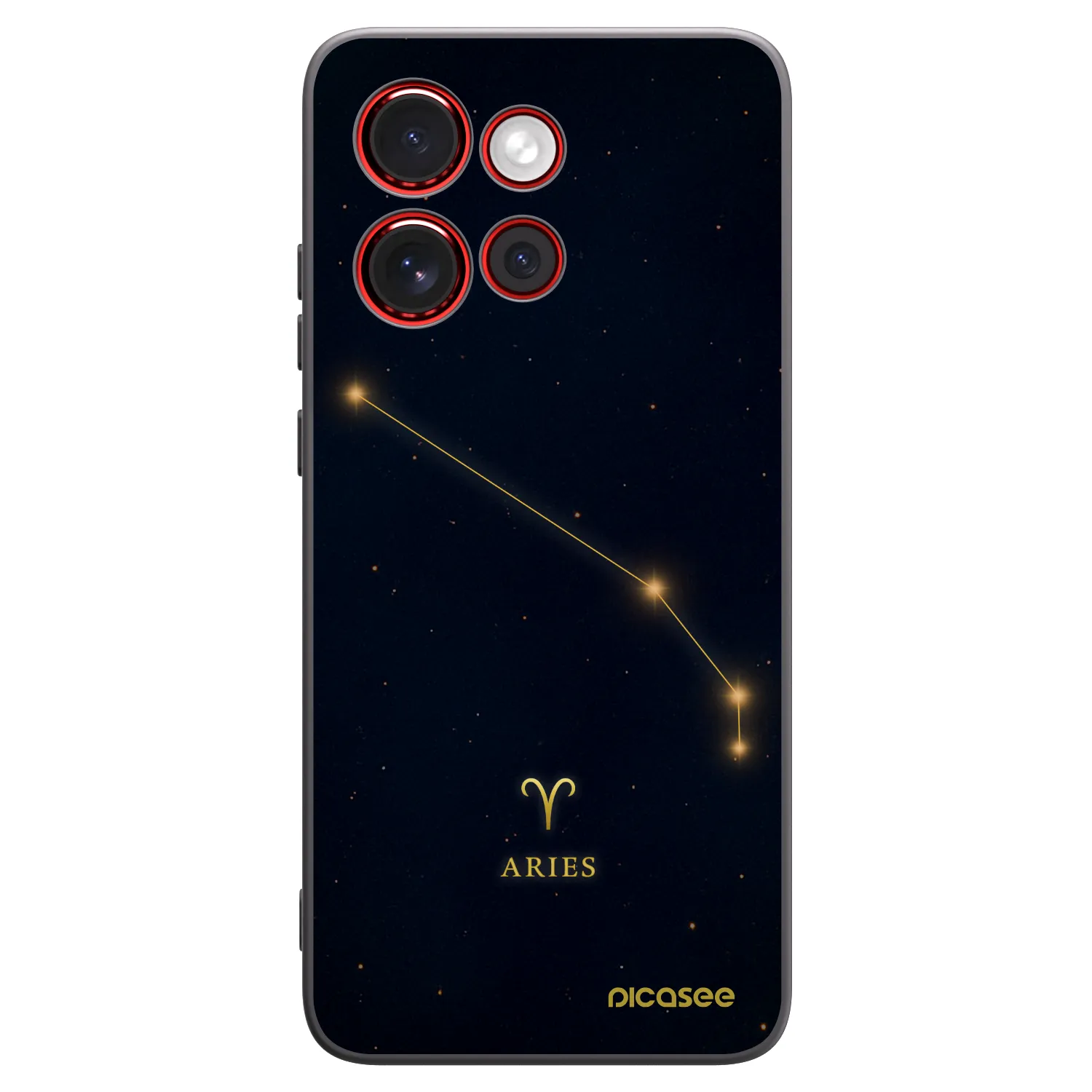 Picasee husă neagră din silicon pentru Motorola Edge 60 Neo 5G - ARIES