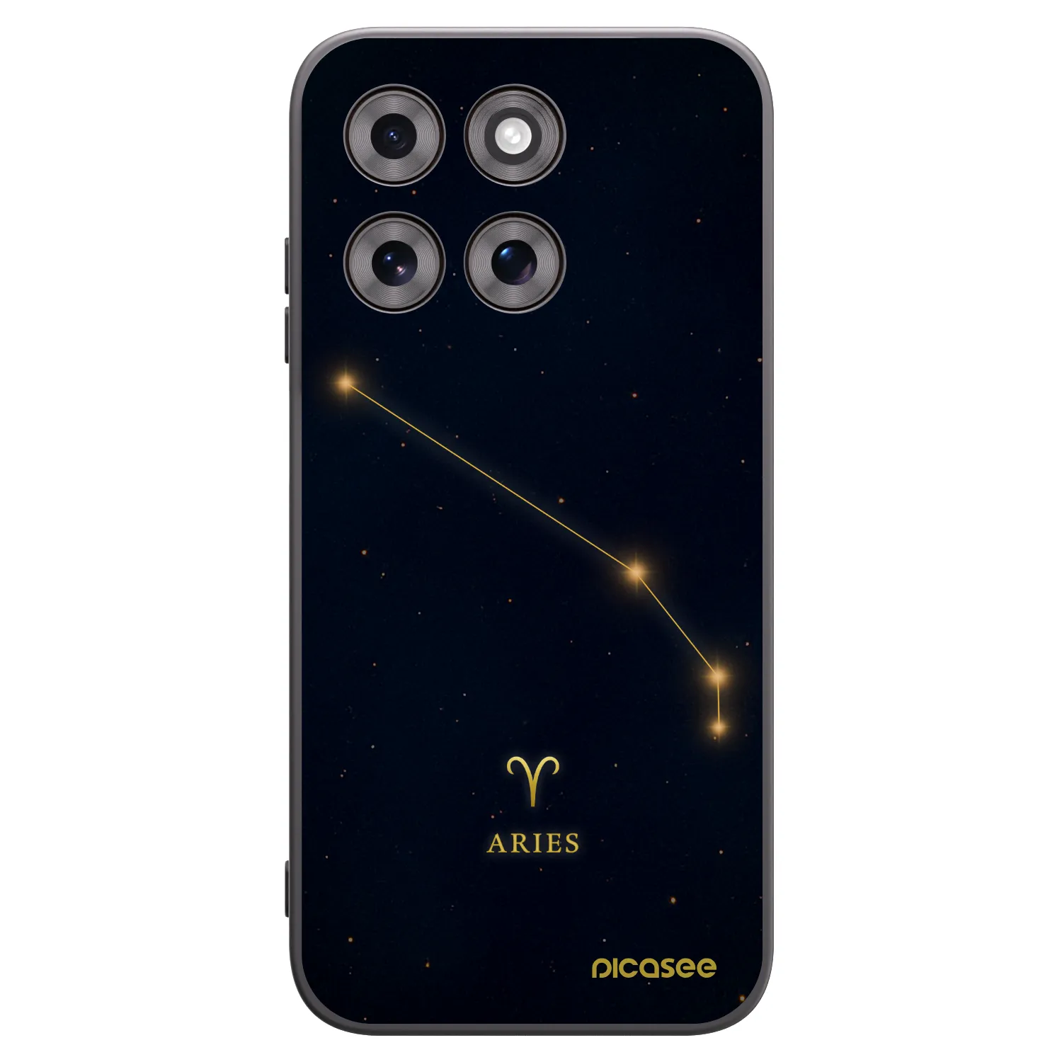 Picasee husă neagră din silicon pentru Motorola Moto G77 - ARIES