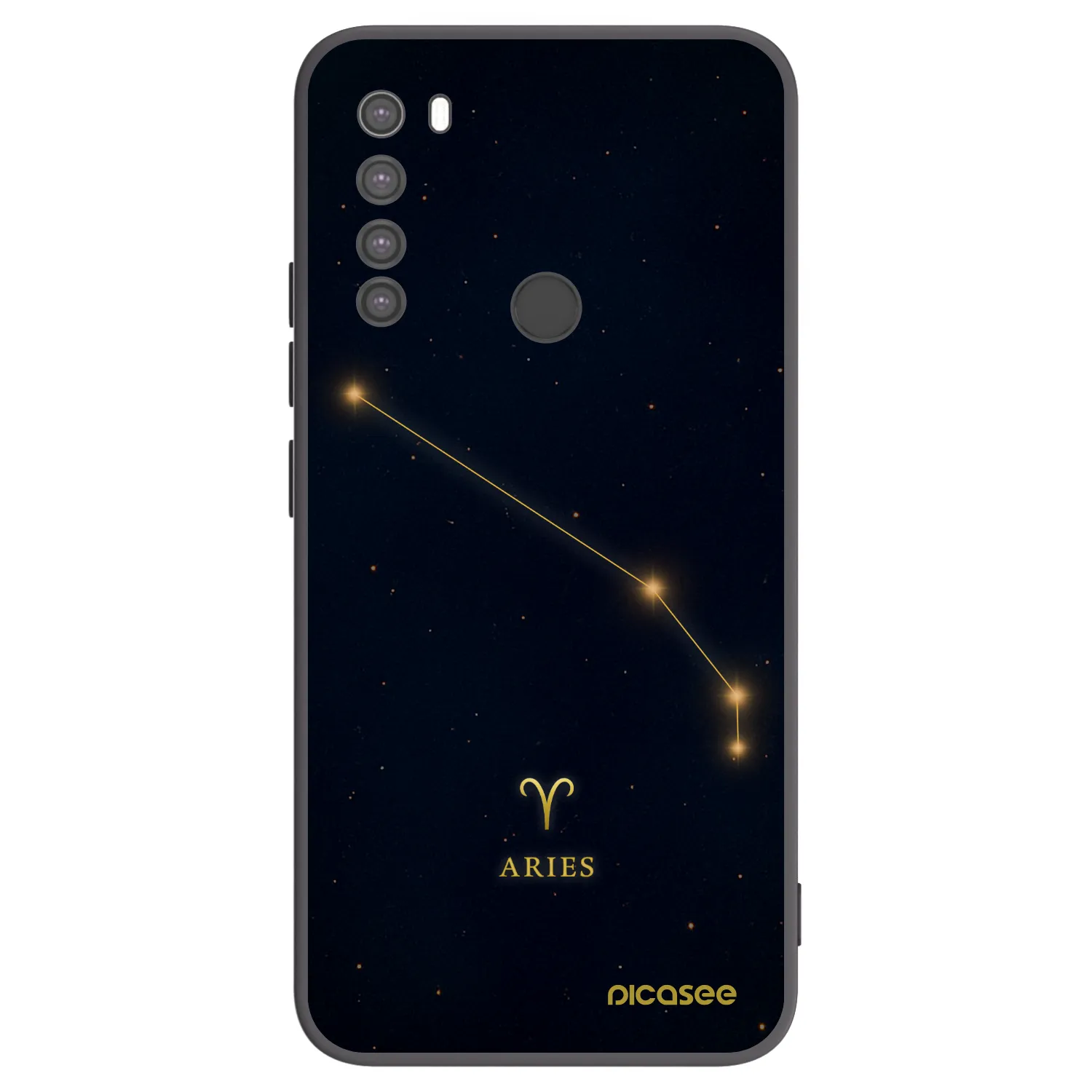 Picasee husă neagră din silicon pentru Xiaomi Redmi Note 8 - ARIES