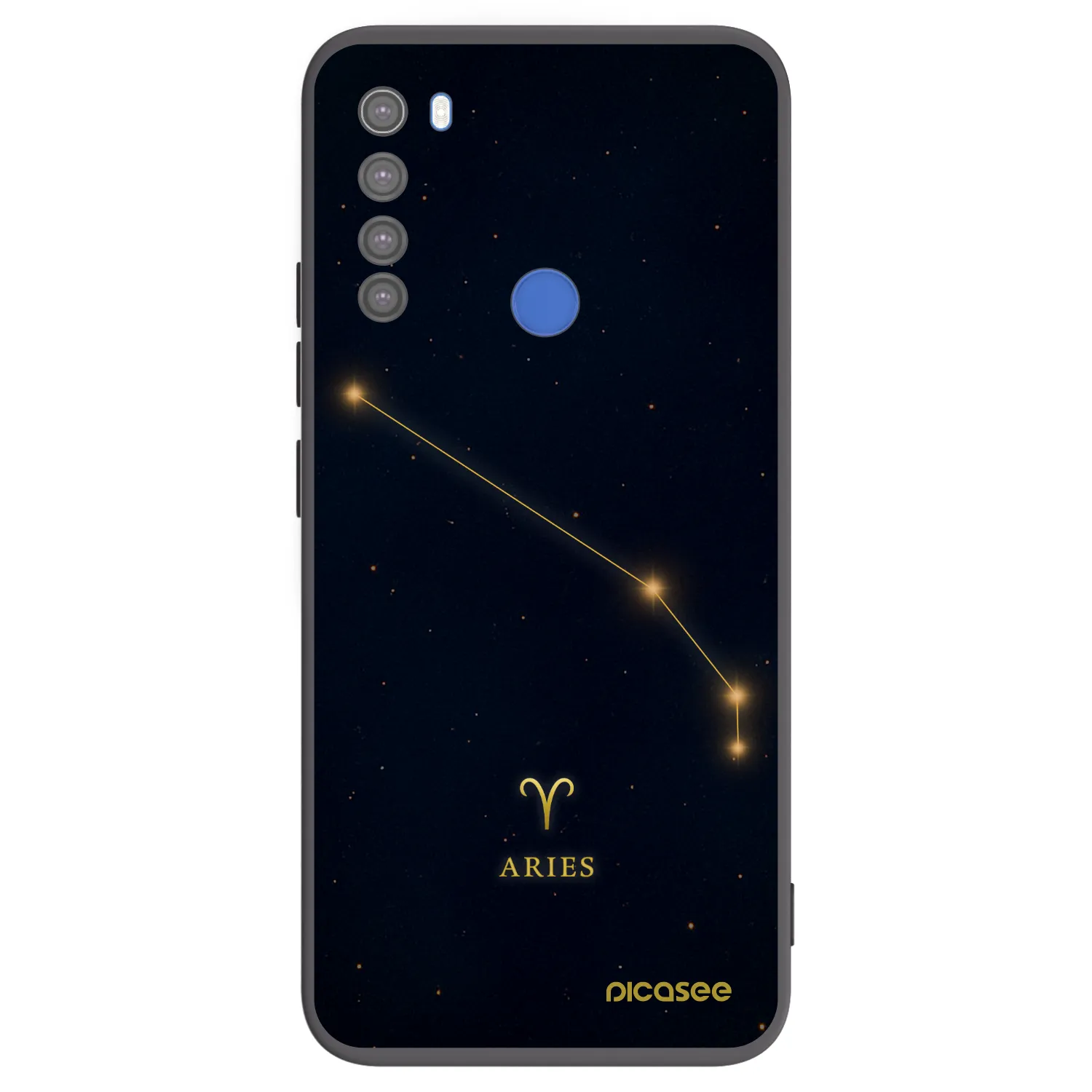 Picasee husă neagră din silicon pentru Xiaomi Redmi Note 8T - ARIES